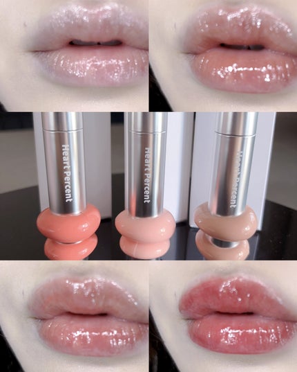 ドットオンムードワンウェイグロイティント/Heart Percent/リップティントを使ったクチコミ(2枚目)