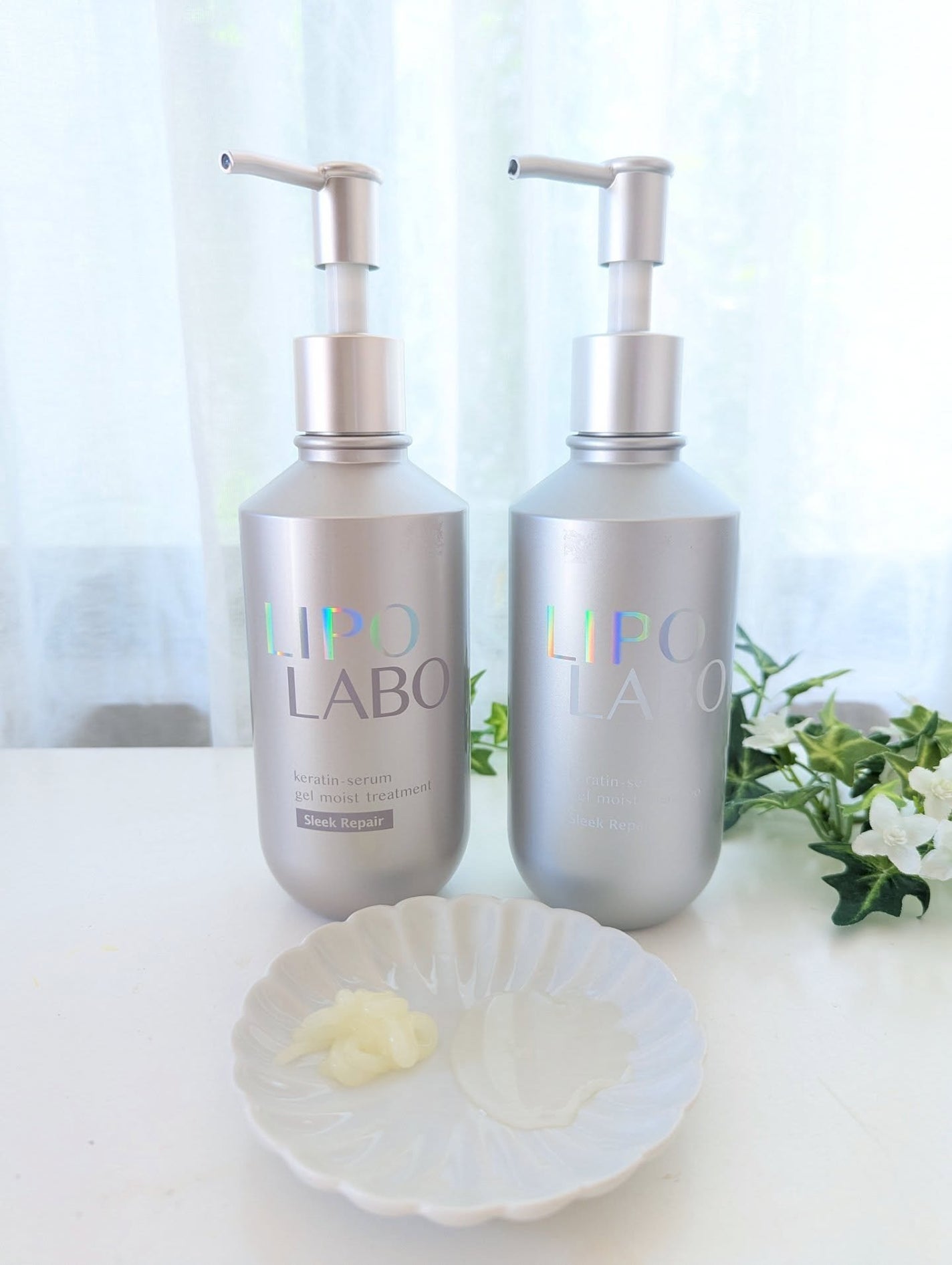 リポ ラボ ケラチンセラム ジェルモイスト シャンプー /トリートメントスリークリペア*/LIPO LABO/市販シャンプーを使ったクチコミ(2枚目)