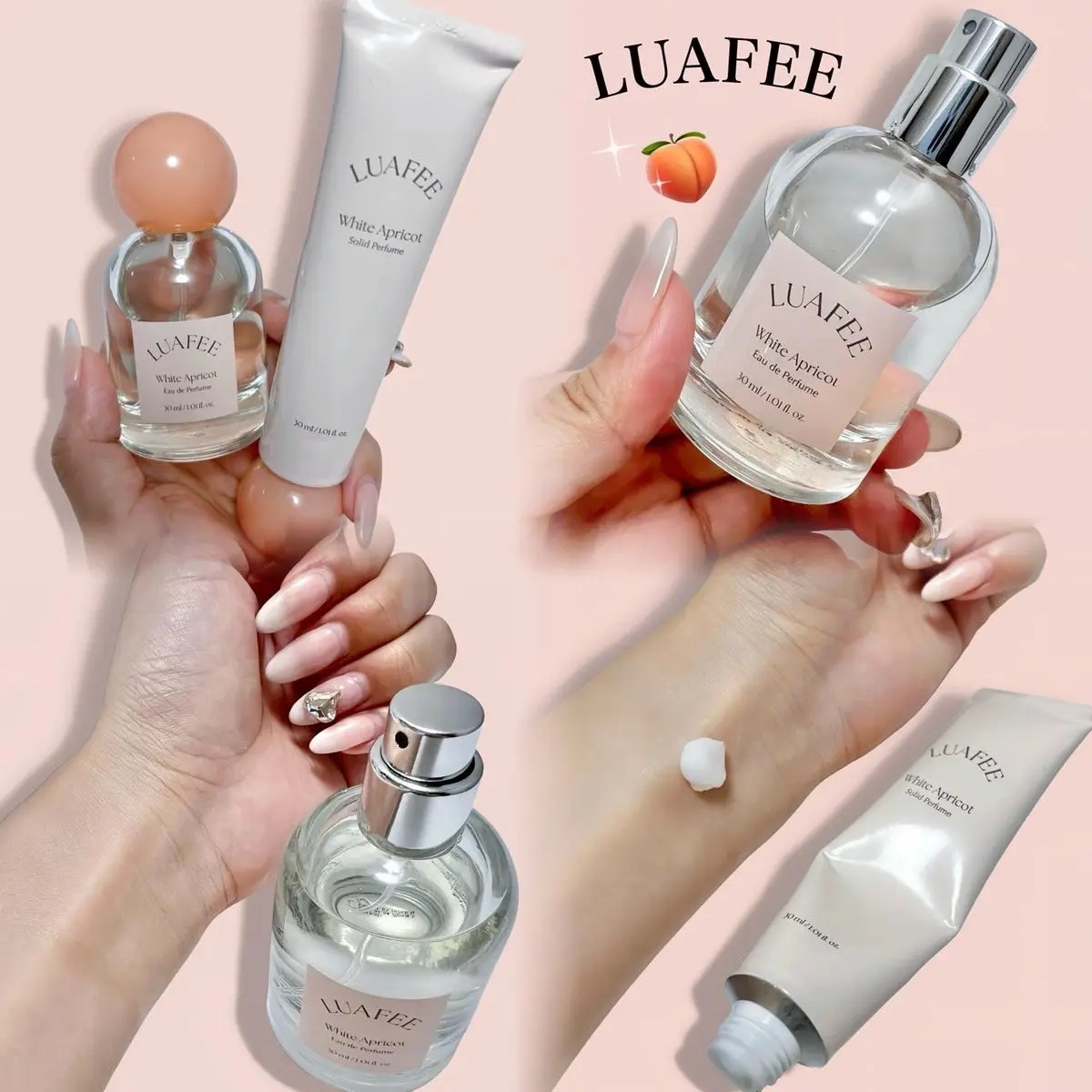 ソリッド パフューム ホワイトアプリコット/LUAFEE/練り香水を使ったクチコミ（2枚目）