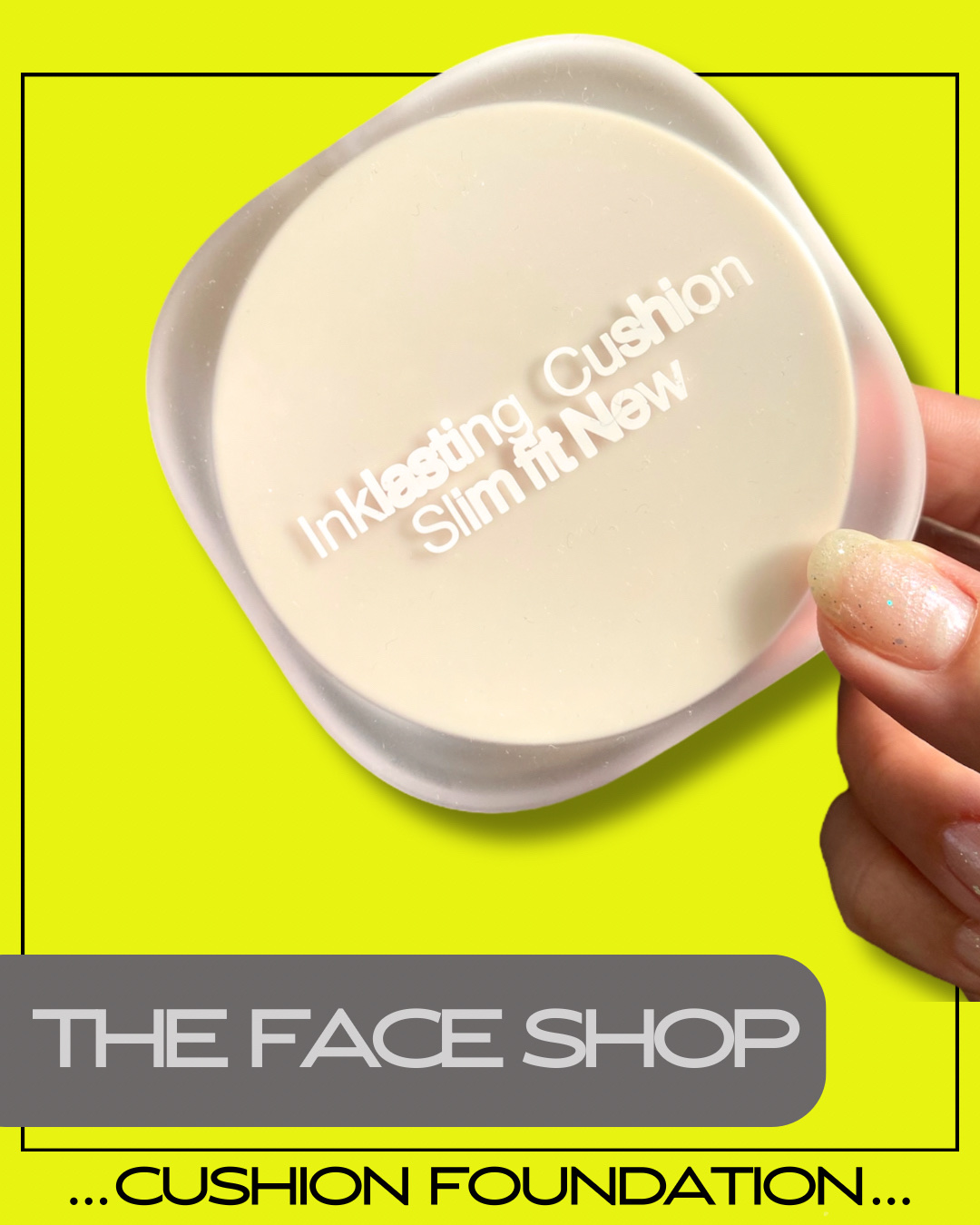 インクラスティングクッションファンデーション/THE FACE SHOP/クッションファンデーションを使ったクチコミ（1枚目）