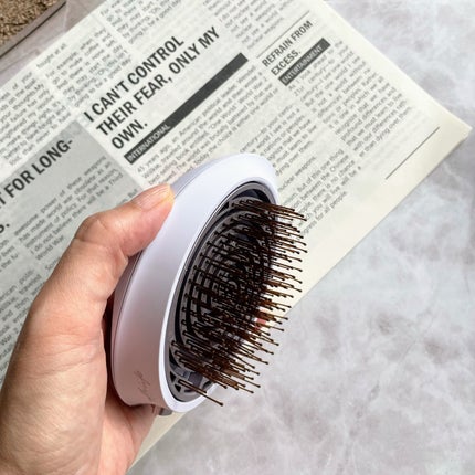 究極のヘアブラシ spiral shine/スパイラルシャイン/ヘアブラシを使ったクチコミ(6枚目)