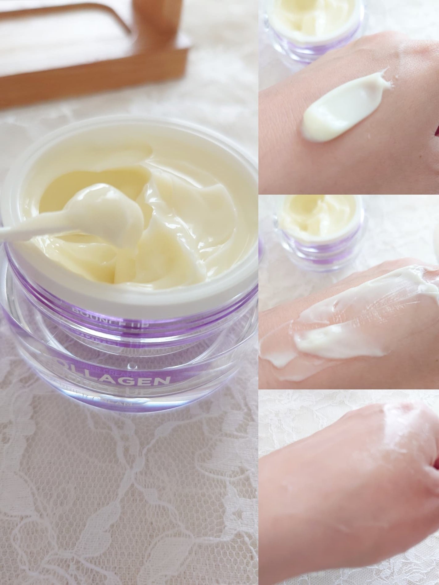 コラーゲンバウンスアップバリアクリーム/SNP/フェイスクリームを使ったクチコミ(3枚目)