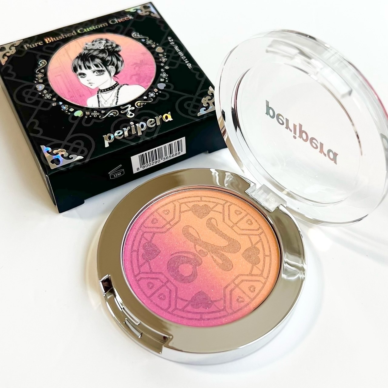 ピュア ブラッシュド サンシャイン チーク/PERIPERA/パウダーチークを使ったクチコミ（2枚目）