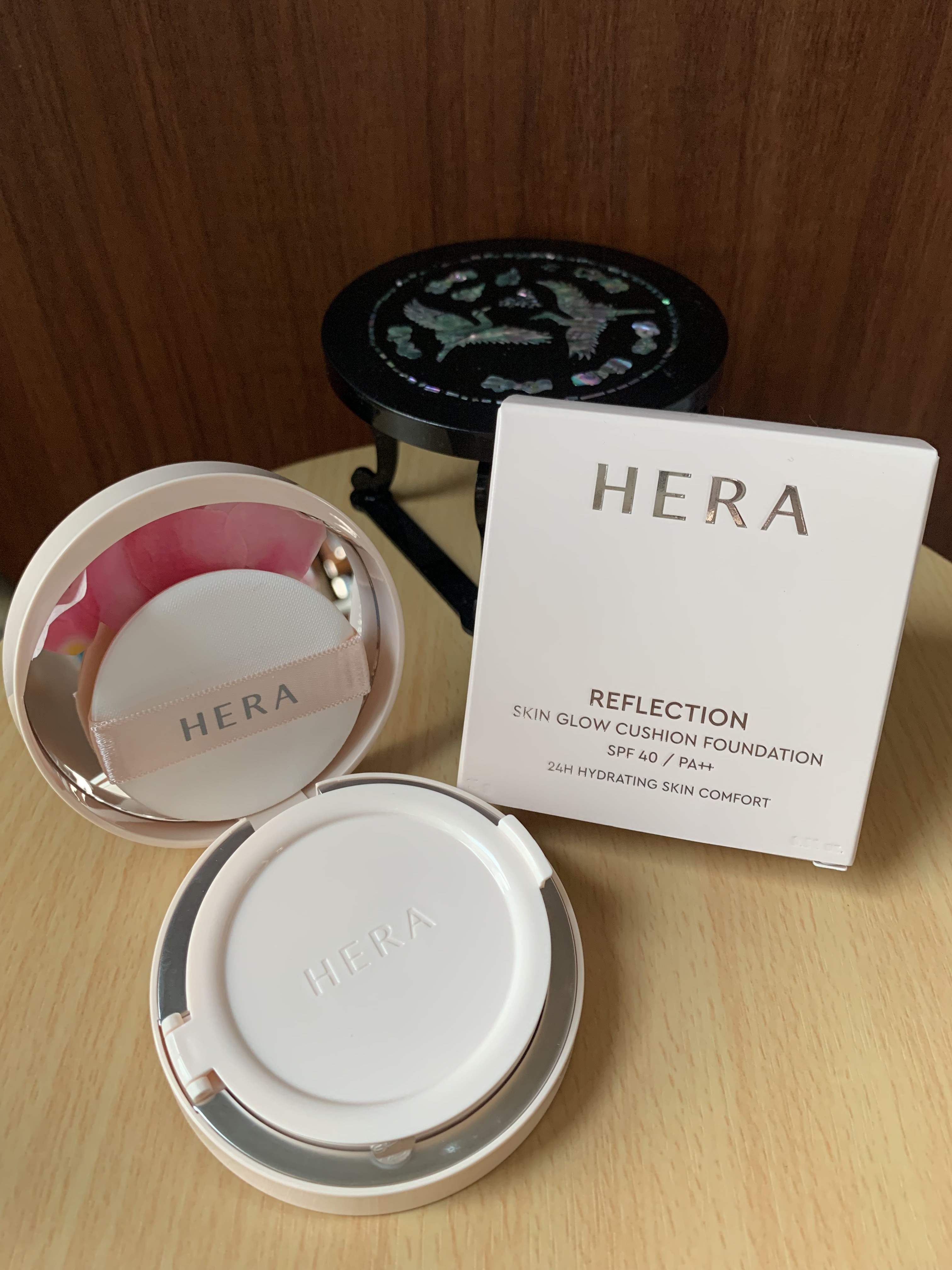 リフレクション スキン グロウ クッション ファンデーション/HERA/クッションファンデーションを使ったクチコミ（1枚目）