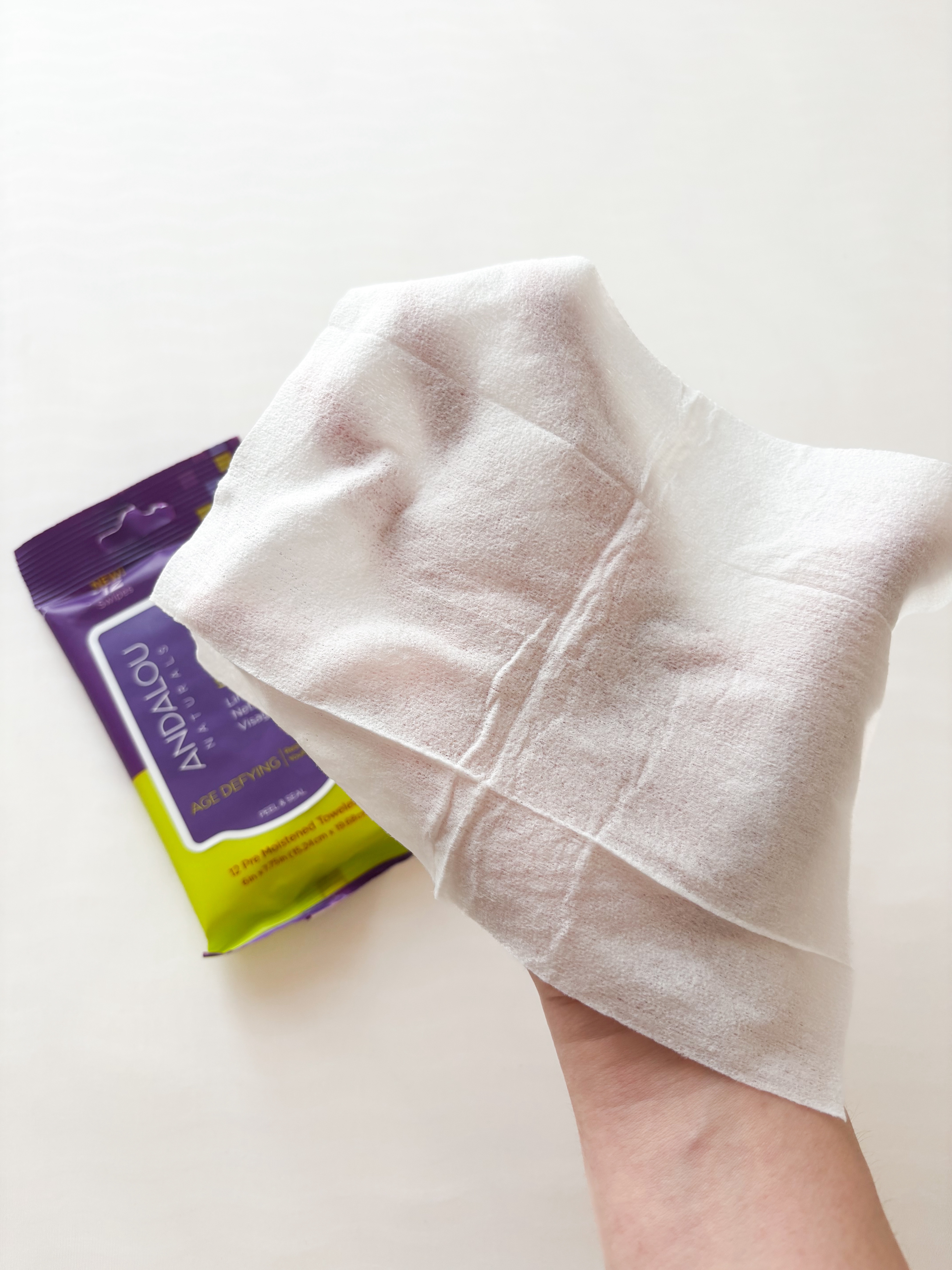 ADミセラスワイプ/Andalou Naturals/クレンジングシートを使ったクチコミ（2枚目）