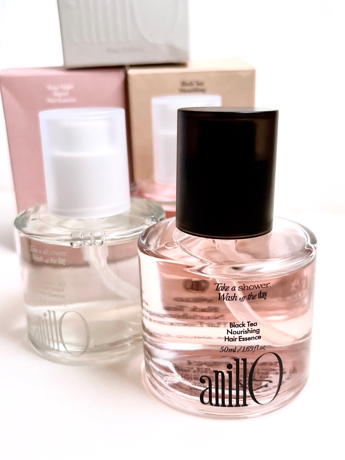 ロージーナイトヘアエッセンス/ANILLO/ヘアオイルを使ったクチコミ(9枚目)