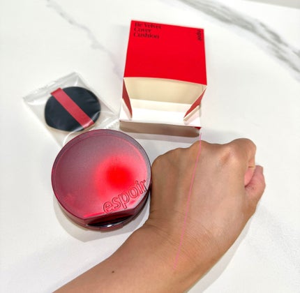 ビーベルベットカバークッション/espoir/クッションファンデーションを使ったクチコミ(3枚目)