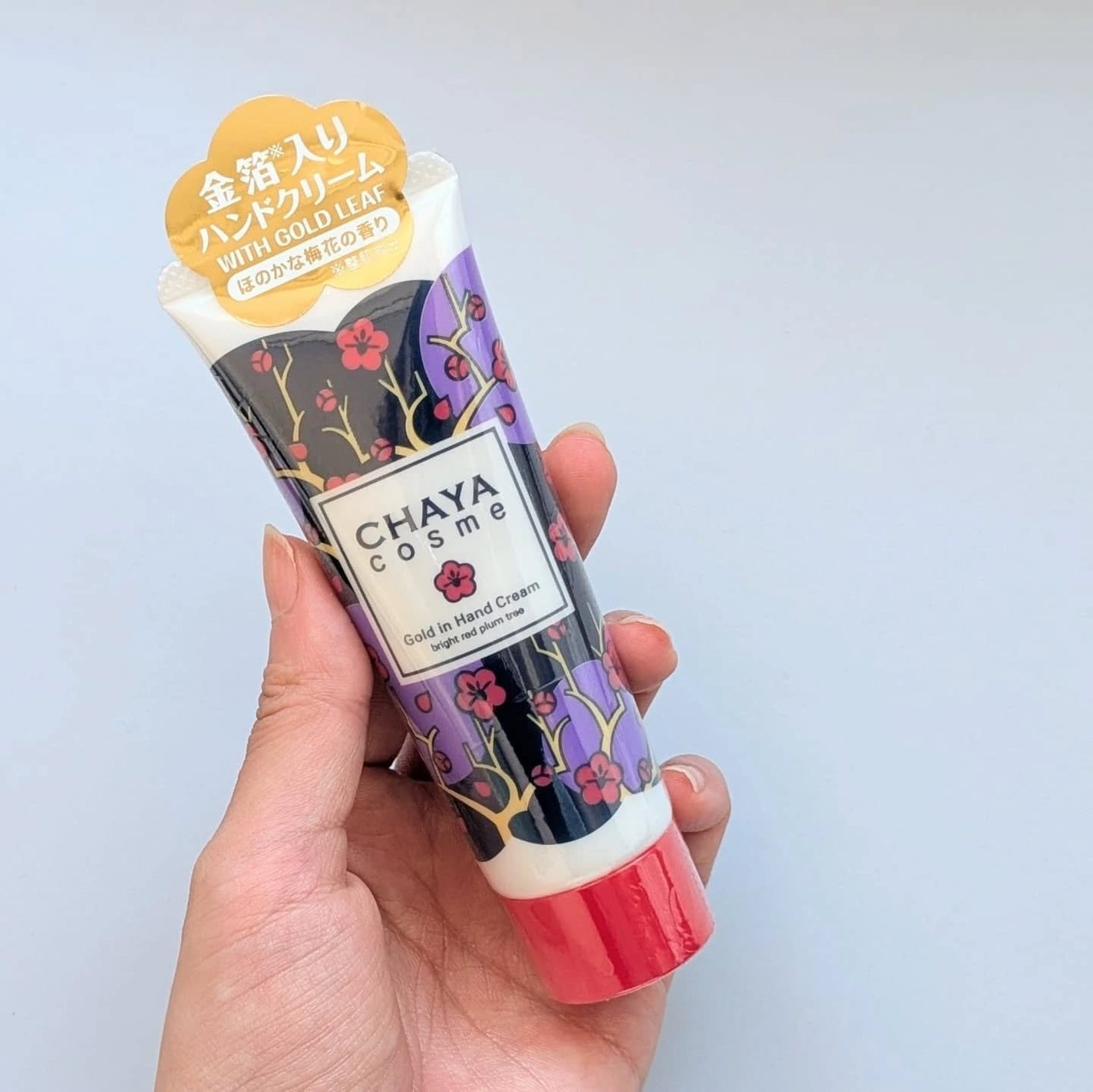 CHAYA cosme ゴールドインハンドクリーム紅い梅の香り/CHAYA cosme/ハンドクリームを使ったクチコミ(2枚目)