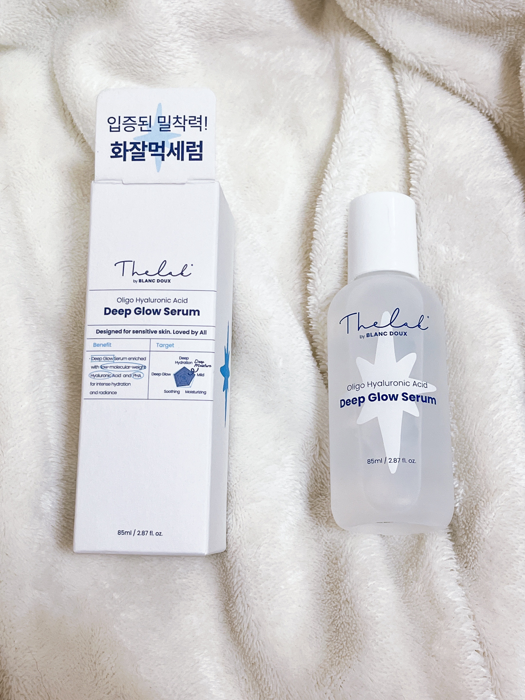 水分ディープグローセラム/THE LAB by blanc doux(ザラボバイブランドゥ)/ブースター・導入液を使ったクチコミ（1枚目）