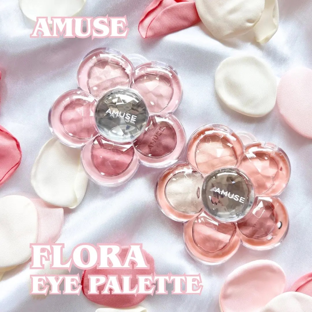 フローラアイパレット/AMUSE/アイシャドウを使ったクチコミ（1枚目）