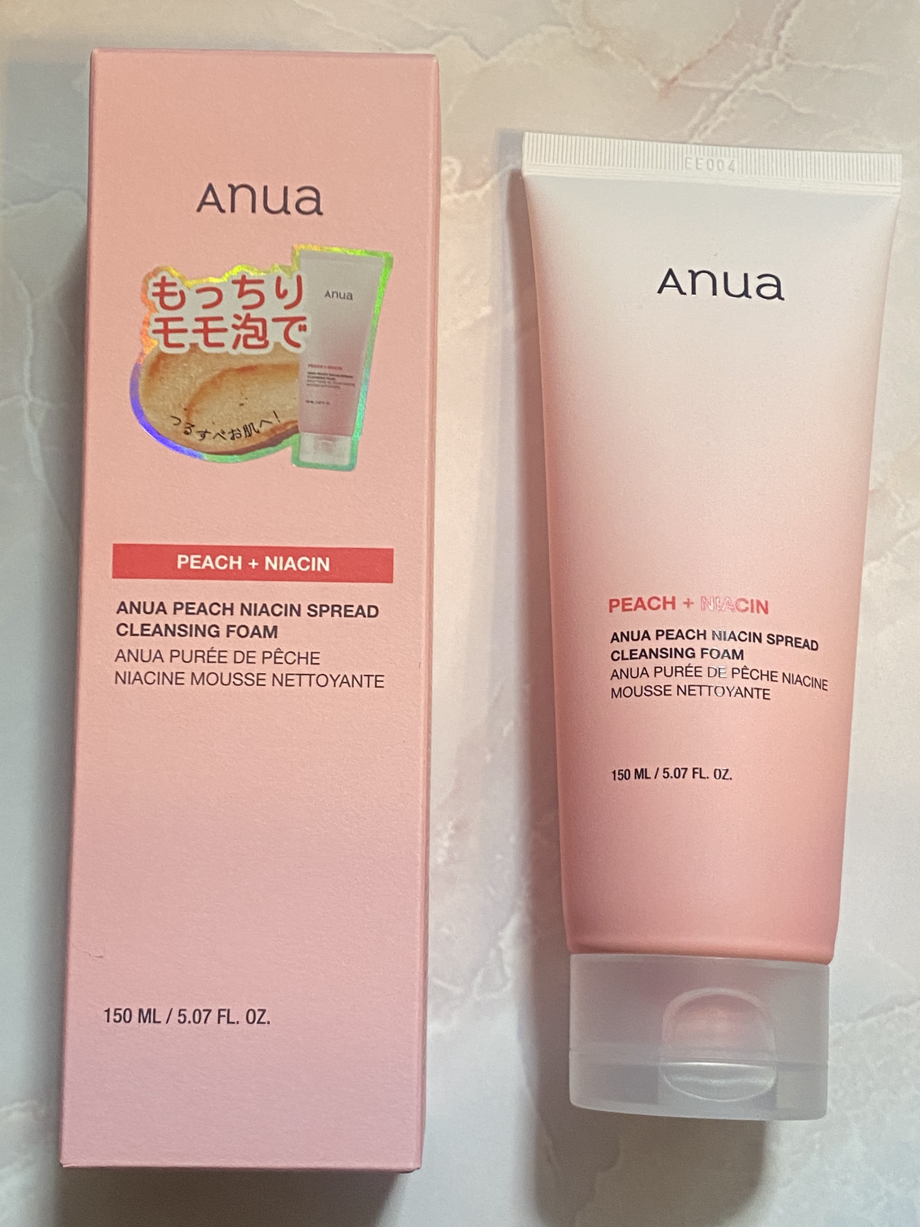 桃ナイアシンスプレッドクレンジングフォーム/Anua/洗顔フォームを使ったクチコミ（1枚目）