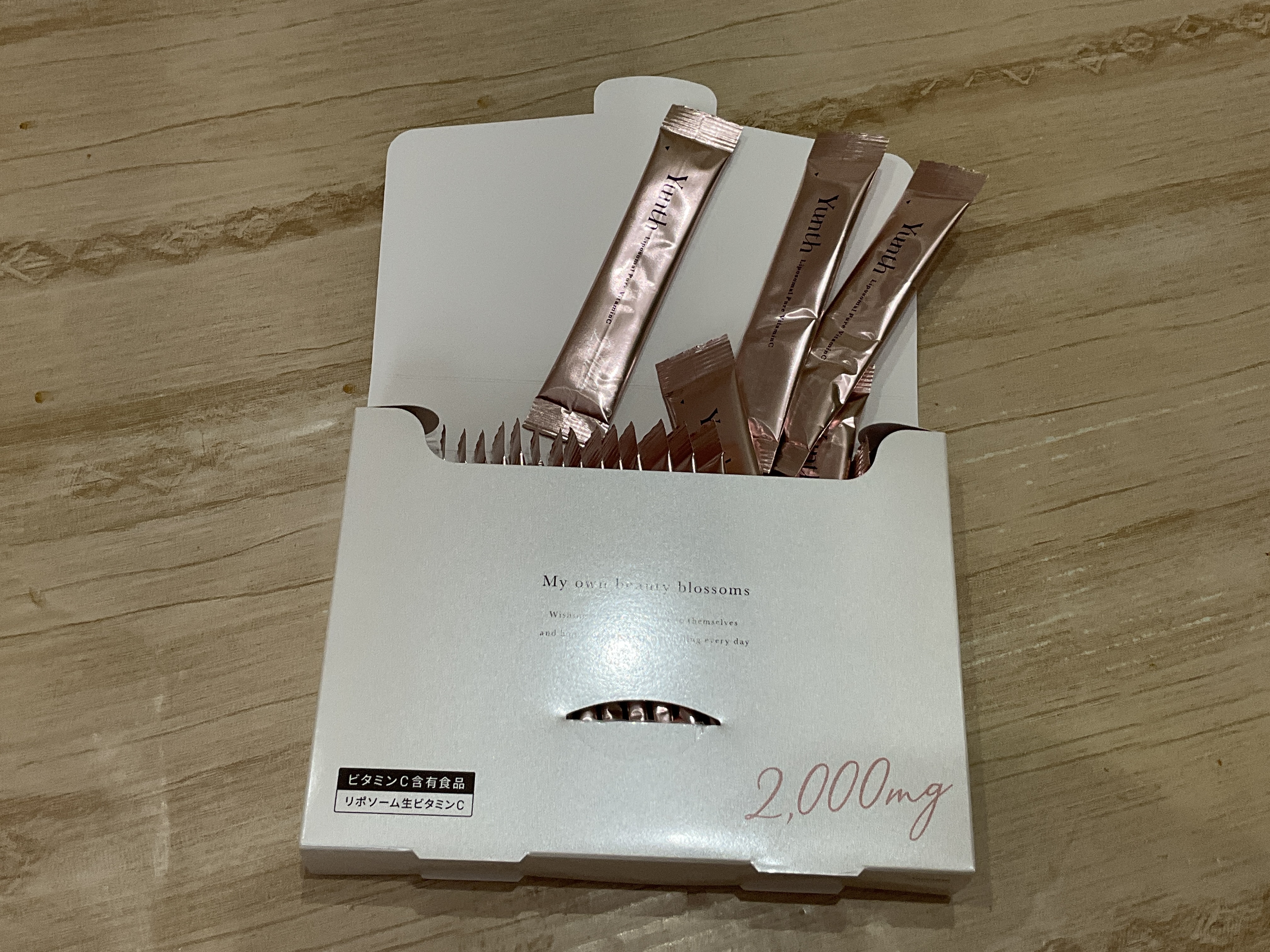 リポソーム生ビタミンC/Yunth/美容サプリメントを使ったクチコミ（2枚目）