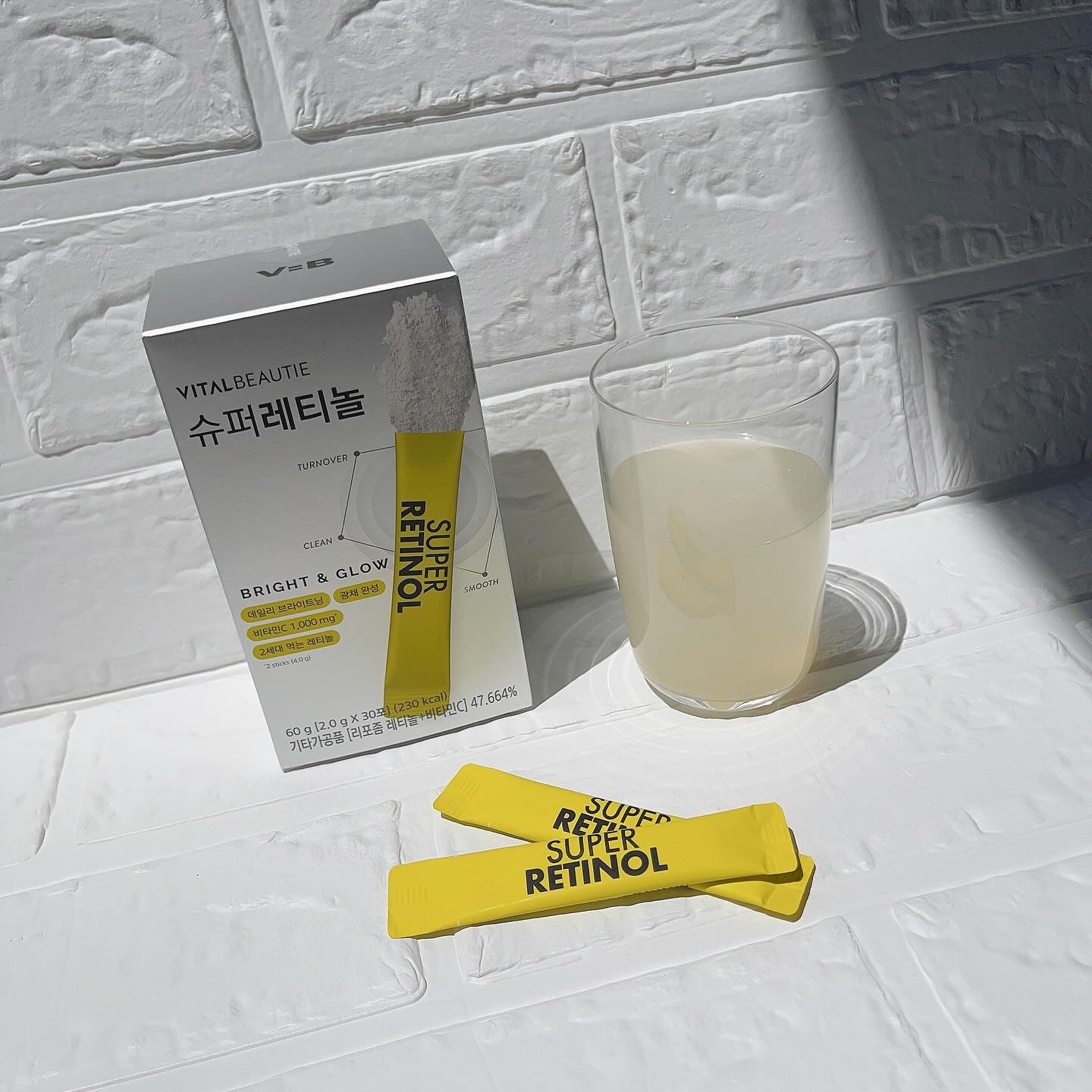 
\内側からもレチノールでケア🍋/

VITAL BEAUTIE スーパーレチノール

レチノールのインナーケアサプリがあると知り、飛びついたスーパーレチノール🥺

皮膚科専門医とアモーレパシフィックが共同開発したんだって！！

リポソ