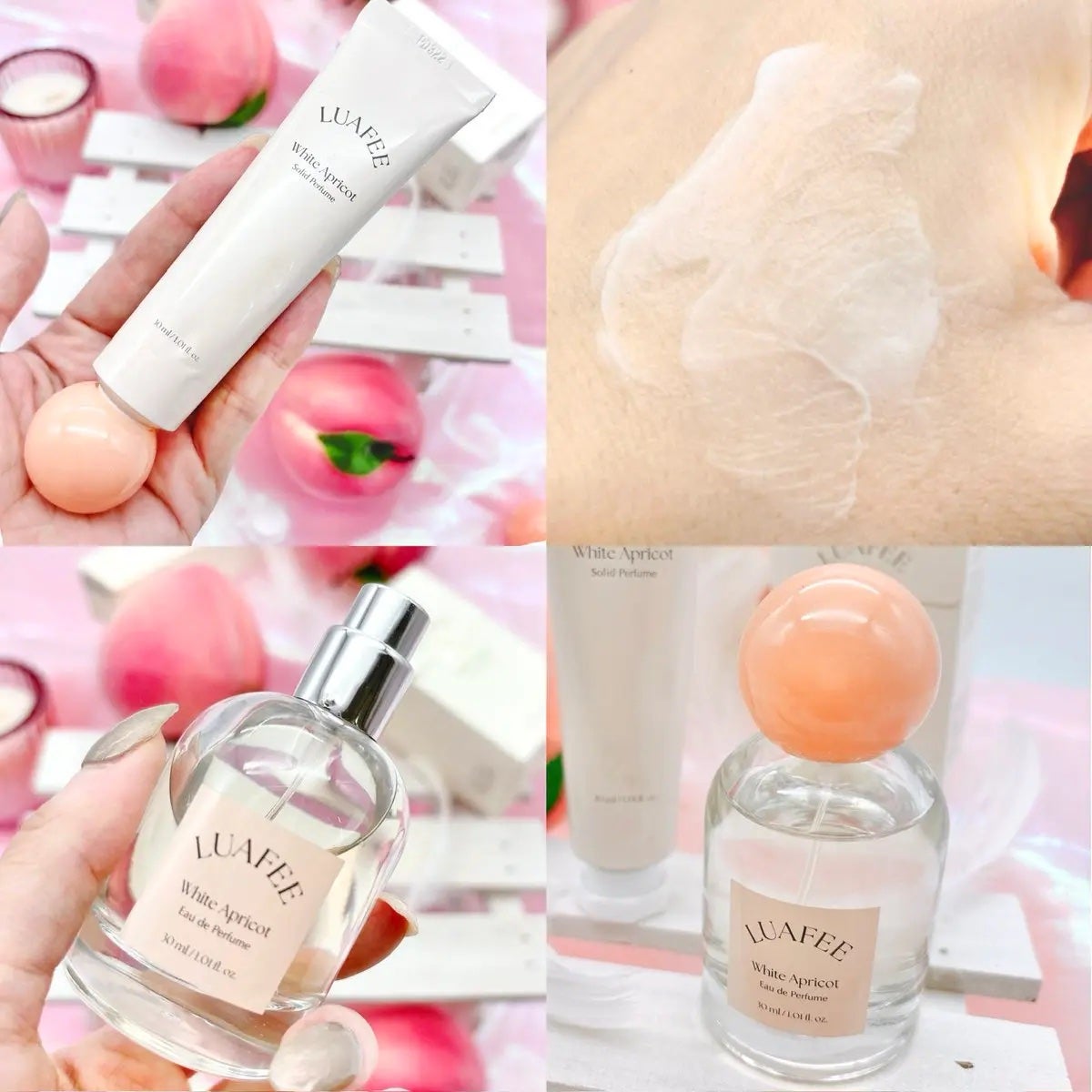 ソリッド パフューム ホワイトアプリコット/LUAFEE/練り香水を使ったクチコミ(2枚目)