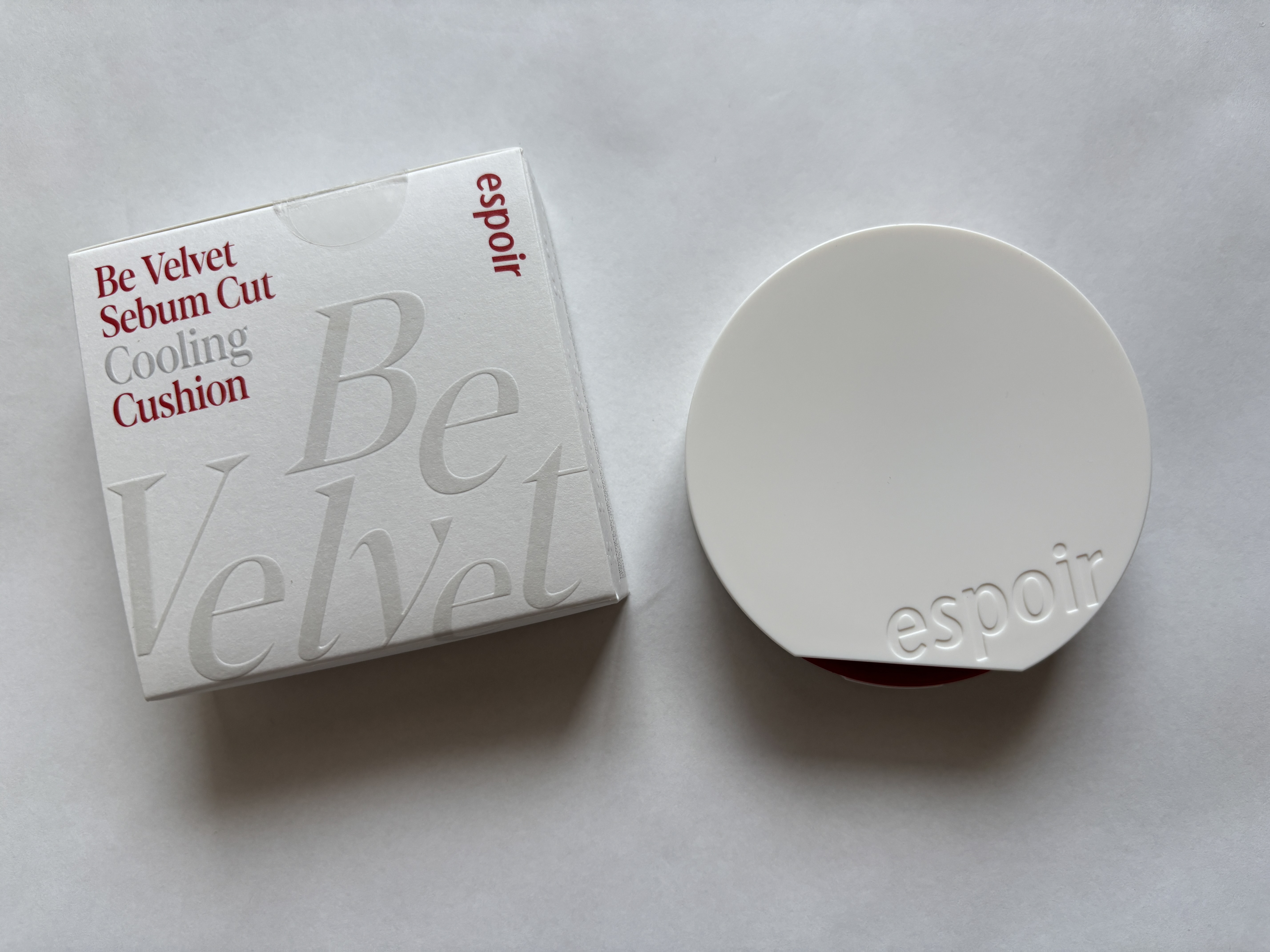 ビーベルベット セバムカットクッション/espoir/プレストパウダーを使ったクチコミ（1枚目）