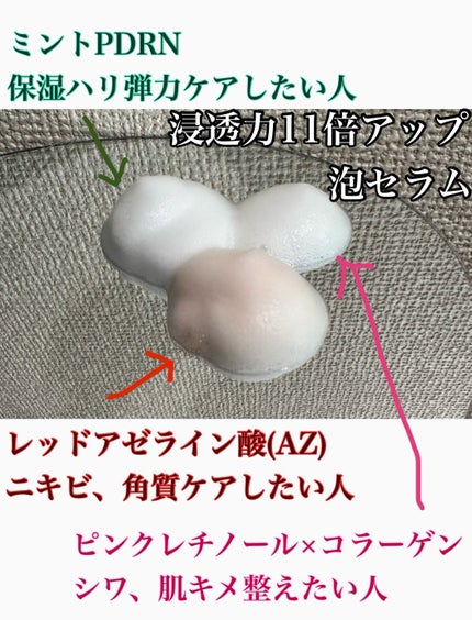 PDRN ヒアルロン酸 ミントマイクロバブルセラム/VT/美容液を使ったクチコミ(2枚目)