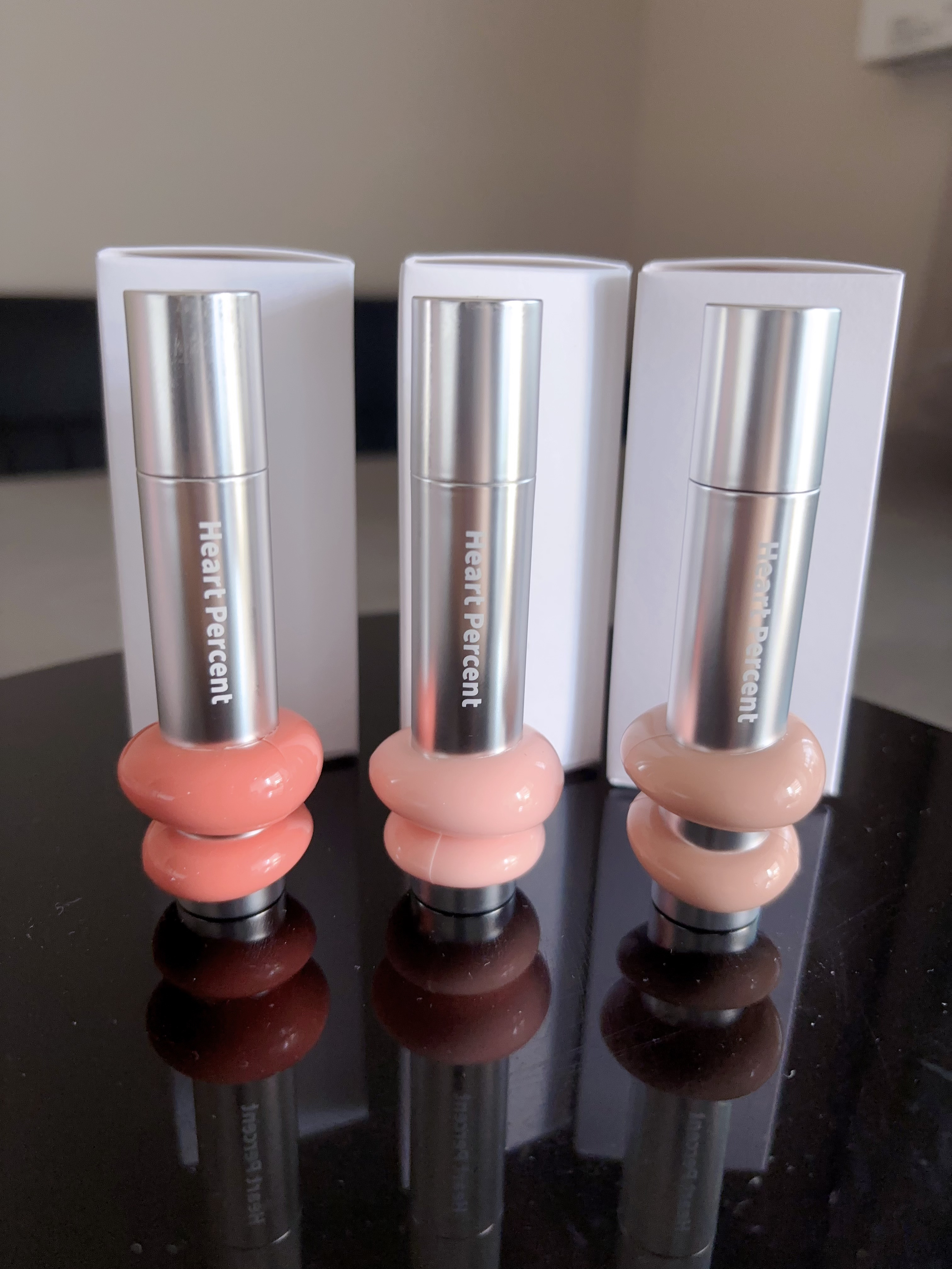 ドットオンムードワンウェイグロイティント/Heart Percent/リップティントを使ったクチコミ（3枚目）