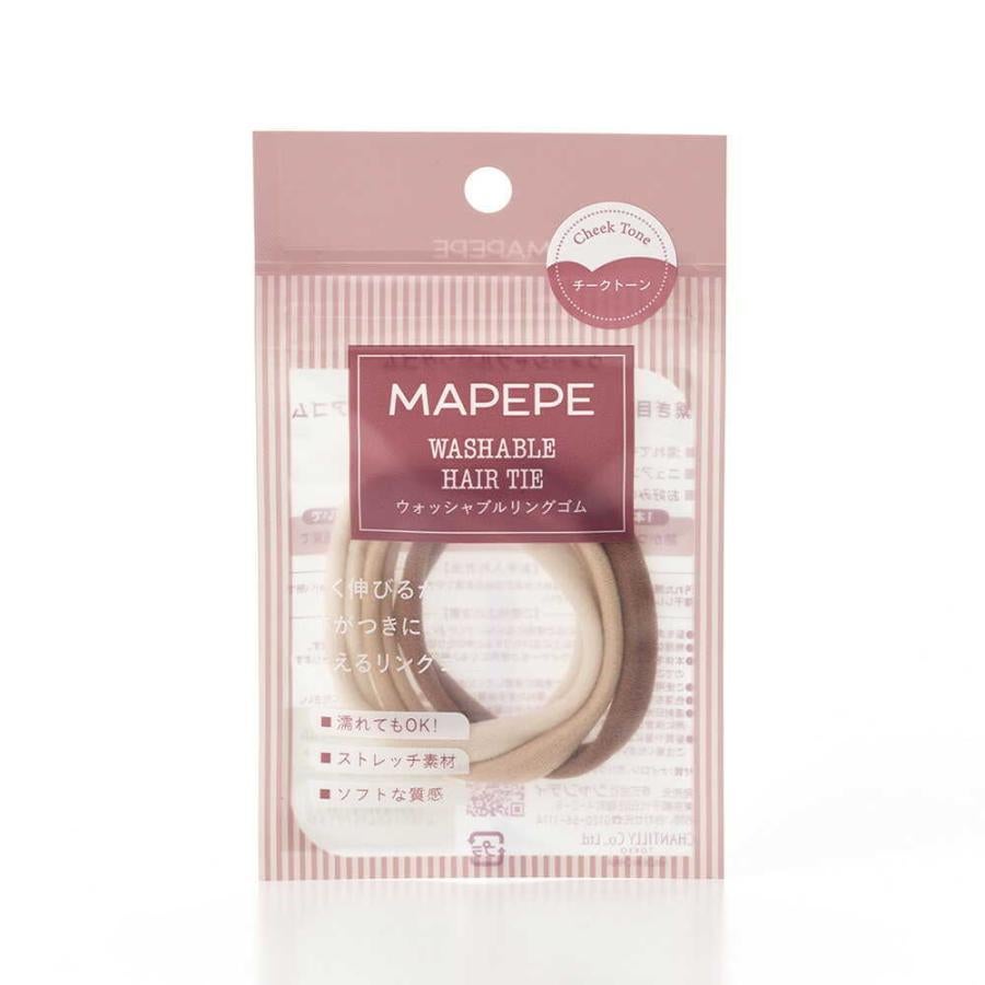 ウォッシャブルリングゴム チークトーン