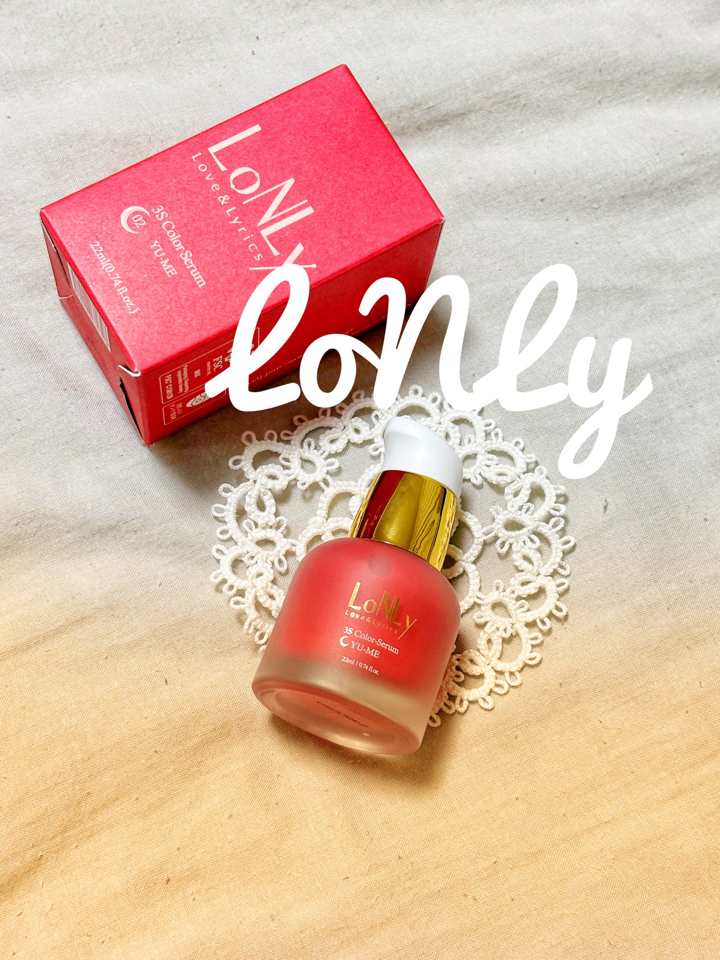 3S カラーセラム/LoNLy /リキッドチークを使ったクチコミ(1枚目)