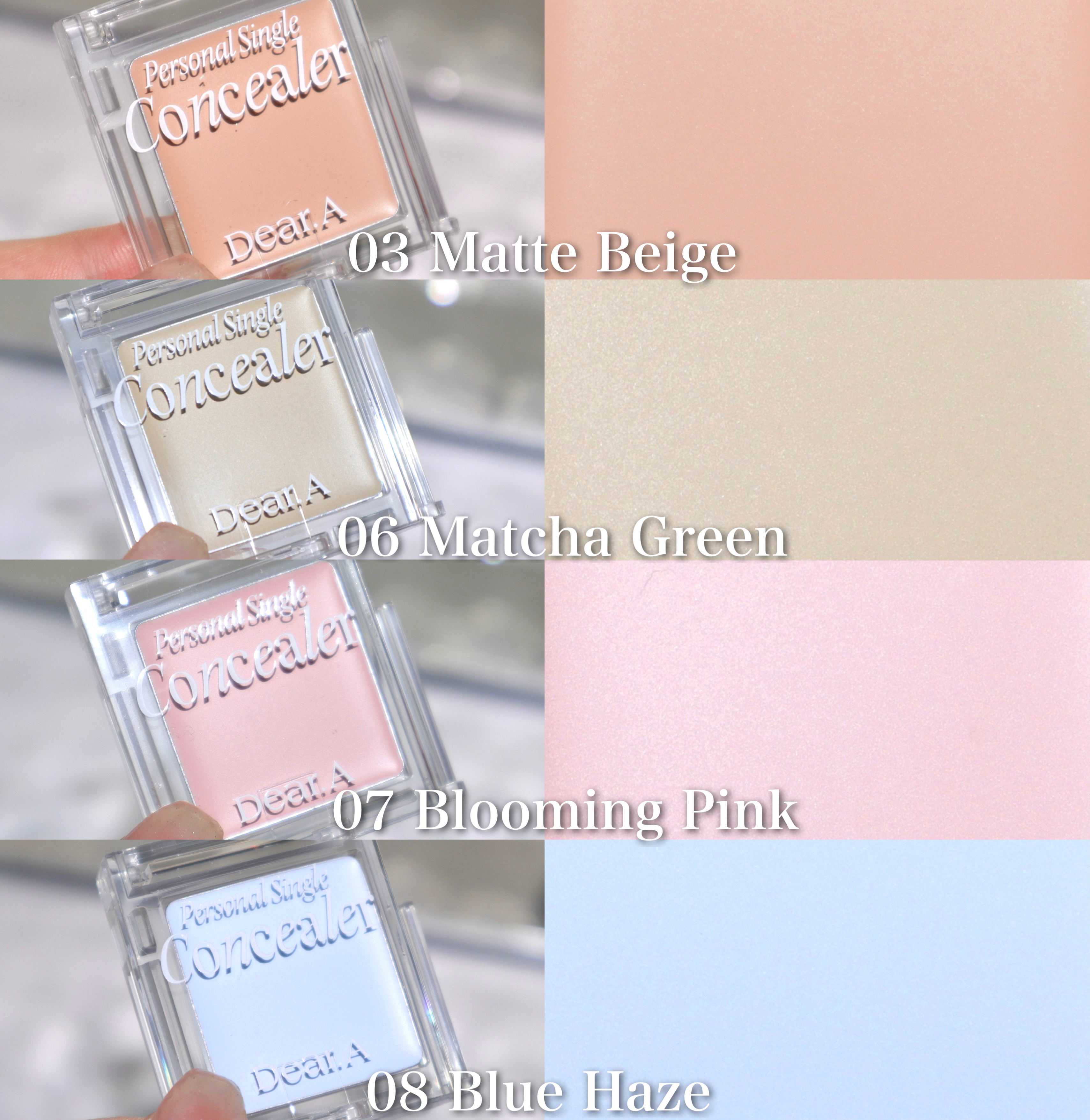 パーソナルシングルコンシーラー/Dear.A/パレットコンシーラーを使ったクチコミ（3枚目）