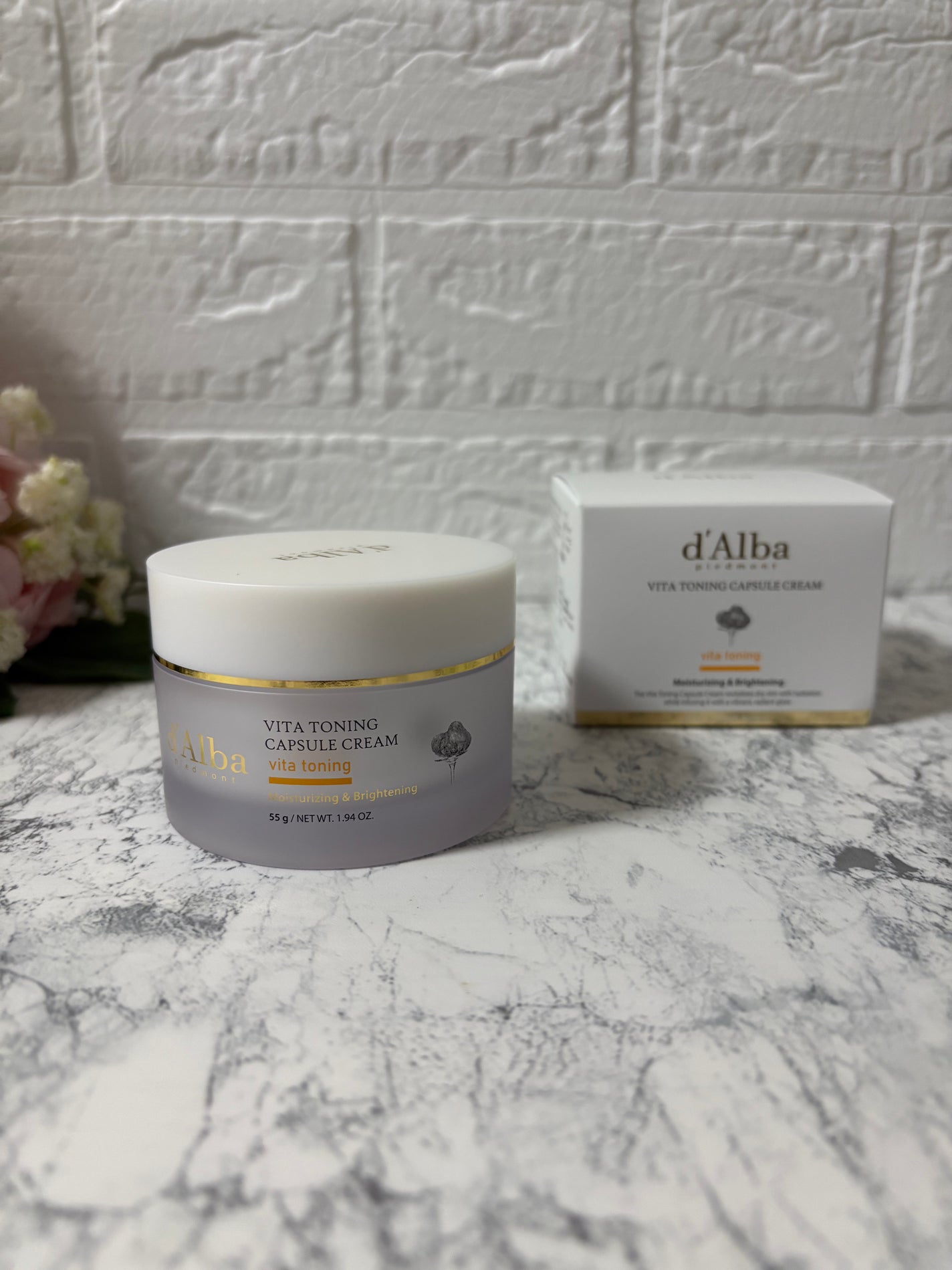 ビタトーニングカプセルクリーム/ダルバ/フェイスクリームを使ったクチコミ(1枚目)