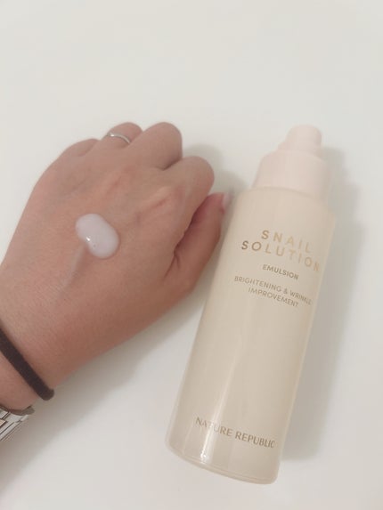 スネイル ソリューション エマルジョン/ネイチャーリパブリック/その他スキンケアを使ったクチコミ(5枚目)