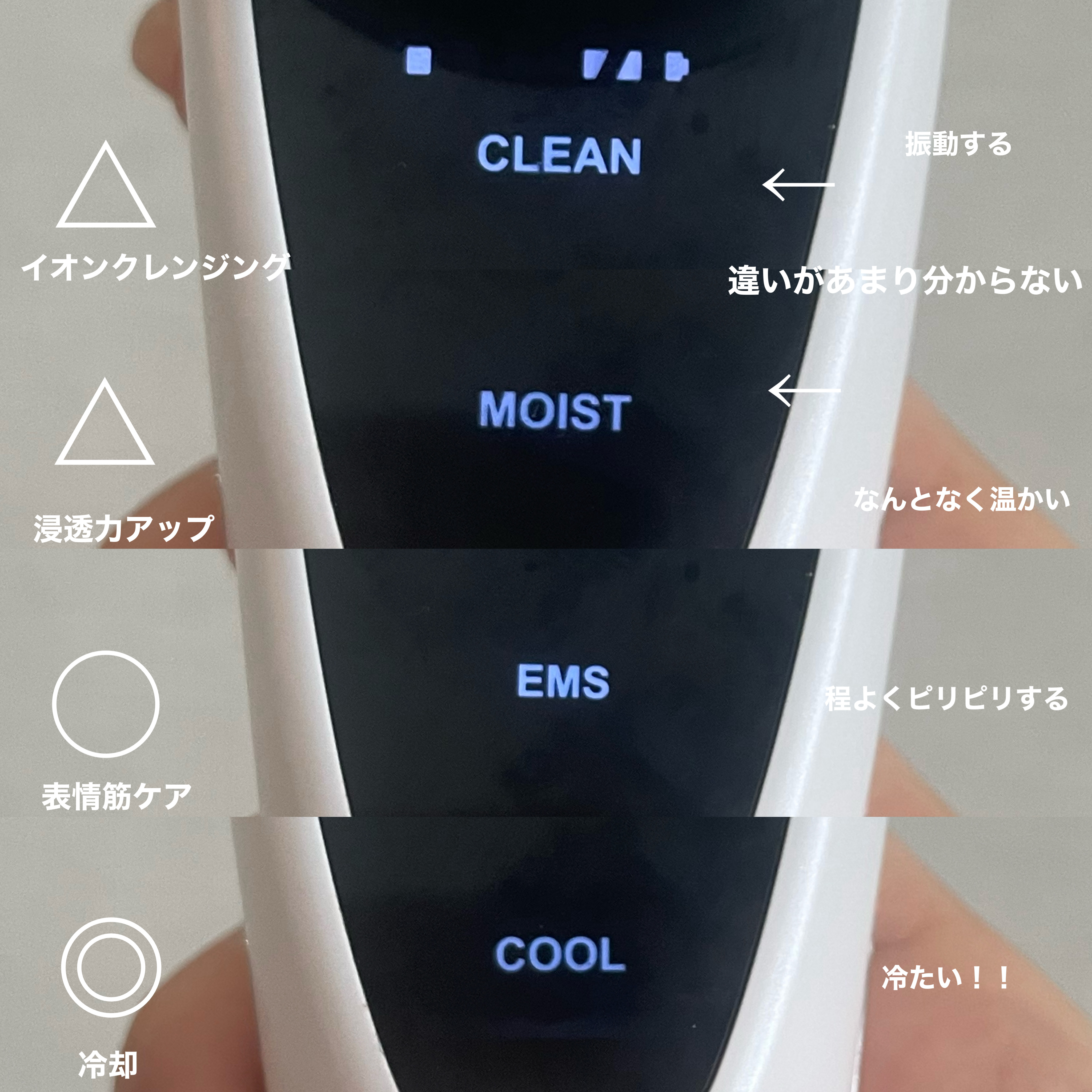 温冷美顔器PRO/ANLAN/美顔器・マッサージを使ったクチコミ（2枚目）