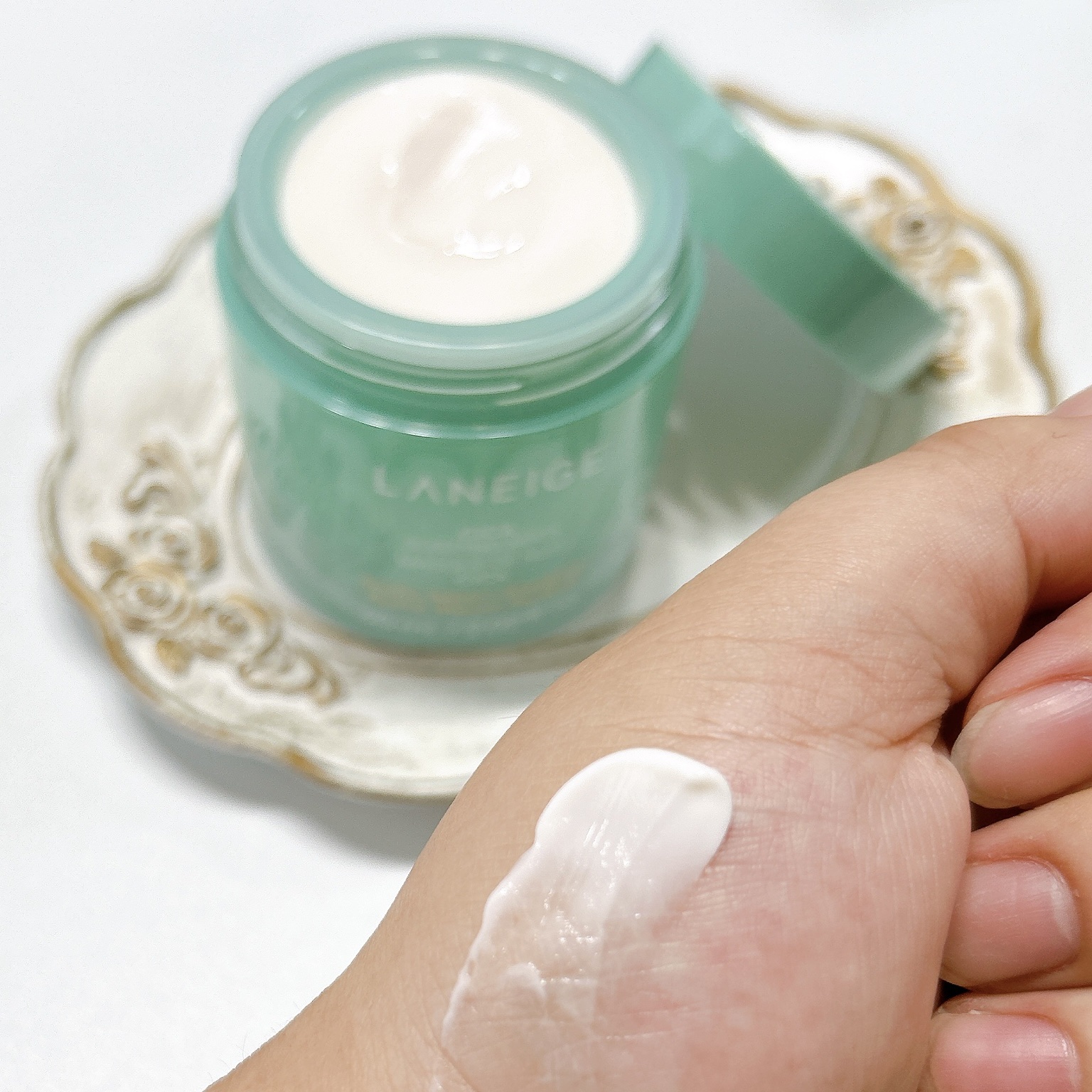 シカスリーピングマスク N/LANEIGE/フェイスクリームを使ったクチコミ（3枚目）