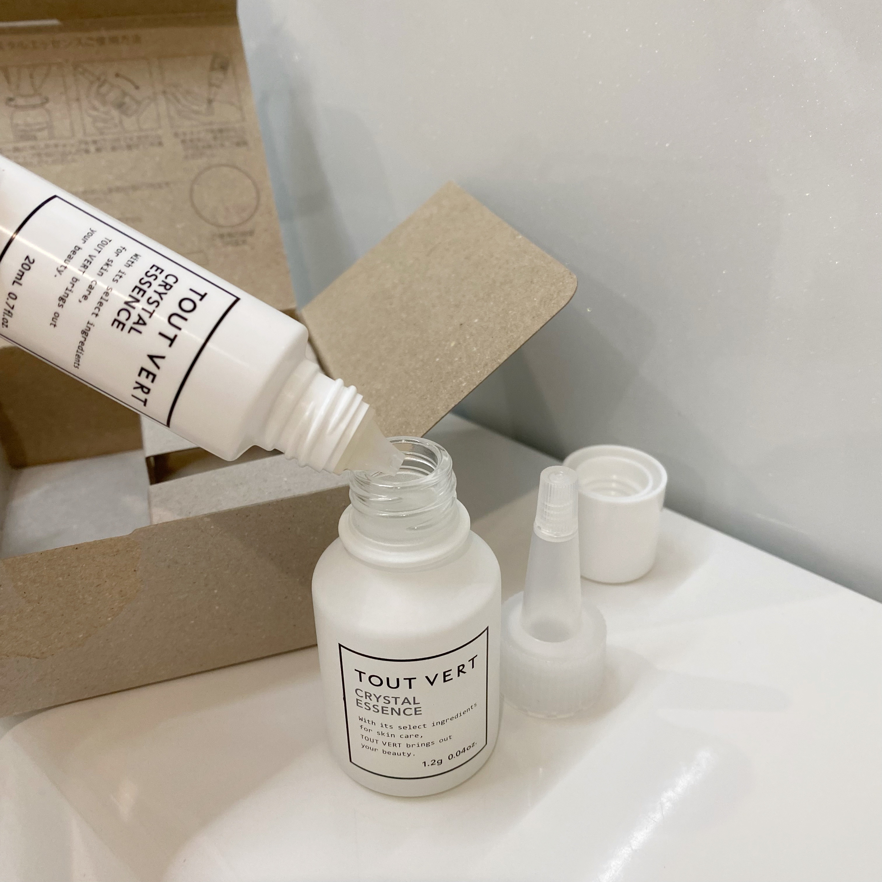 クリスタルエッセンス/TOUT VERT/美容液を使ったクチコミ（2枚目）