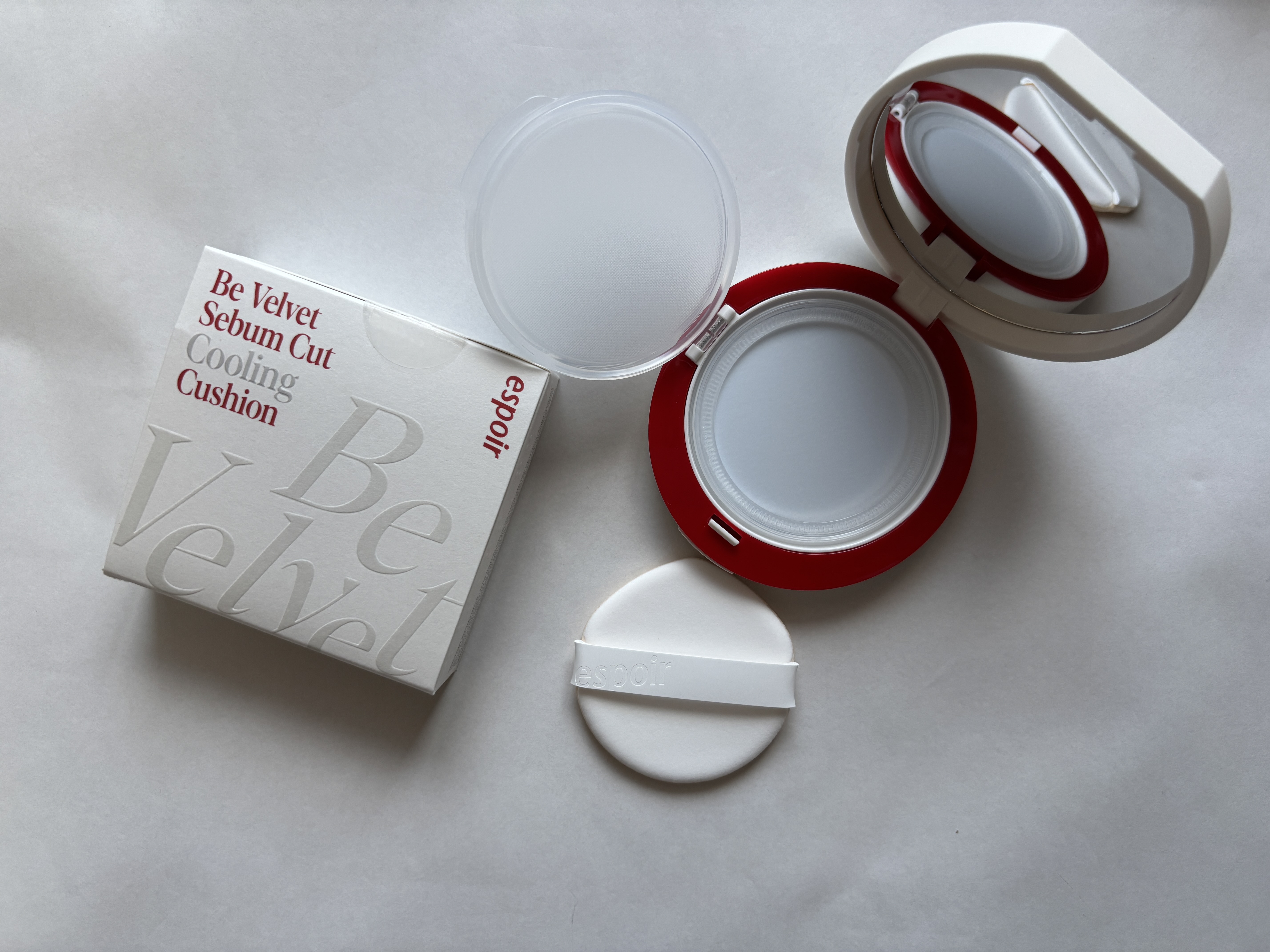 ビーベルベット セバムカットクッション/espoir/プレストパウダーを使ったクチコミ（3枚目）