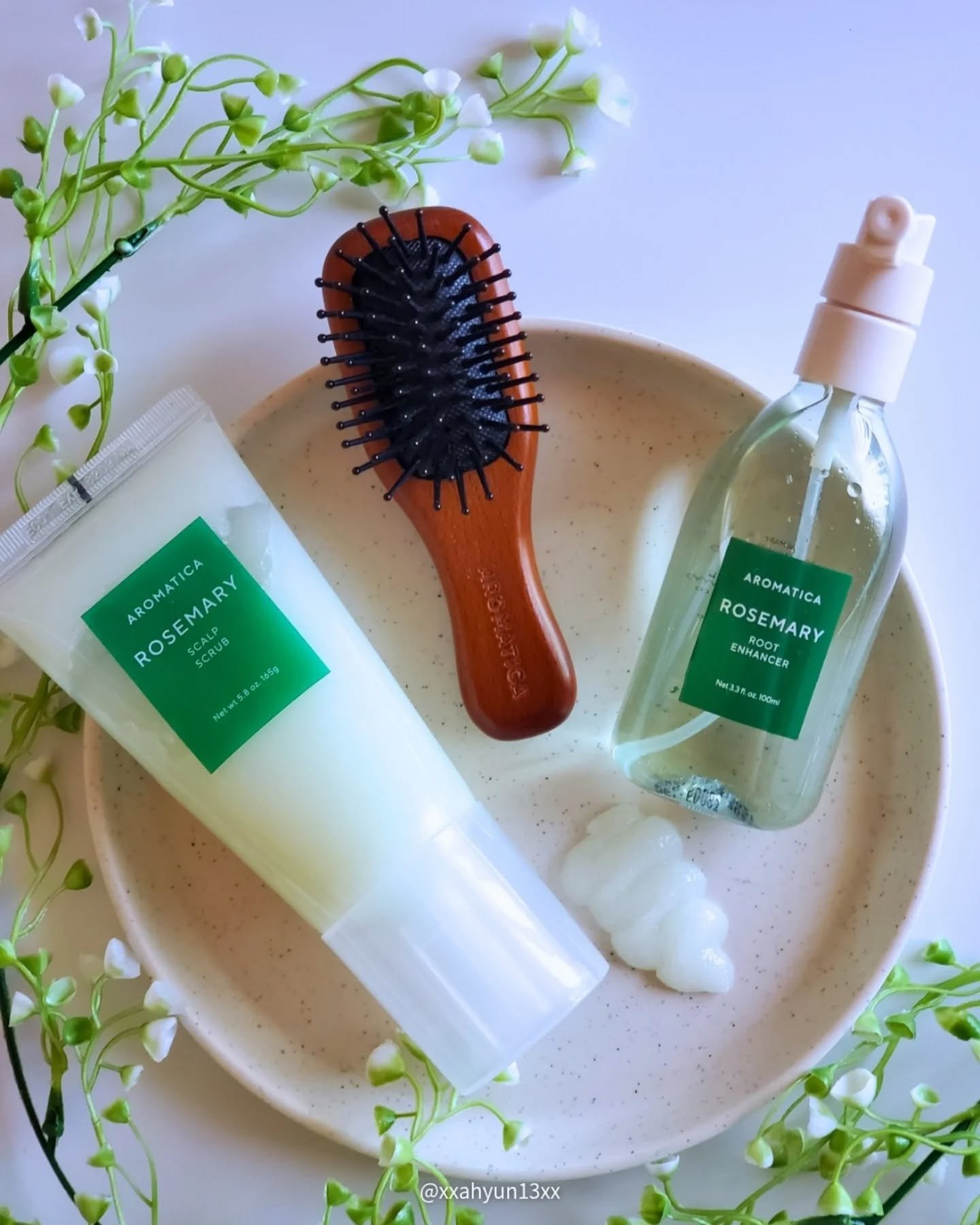 ローズマリー スカルプ スクラブ/AROMATICA/ヘッドスクラブを使ったクチコミ（2枚目）