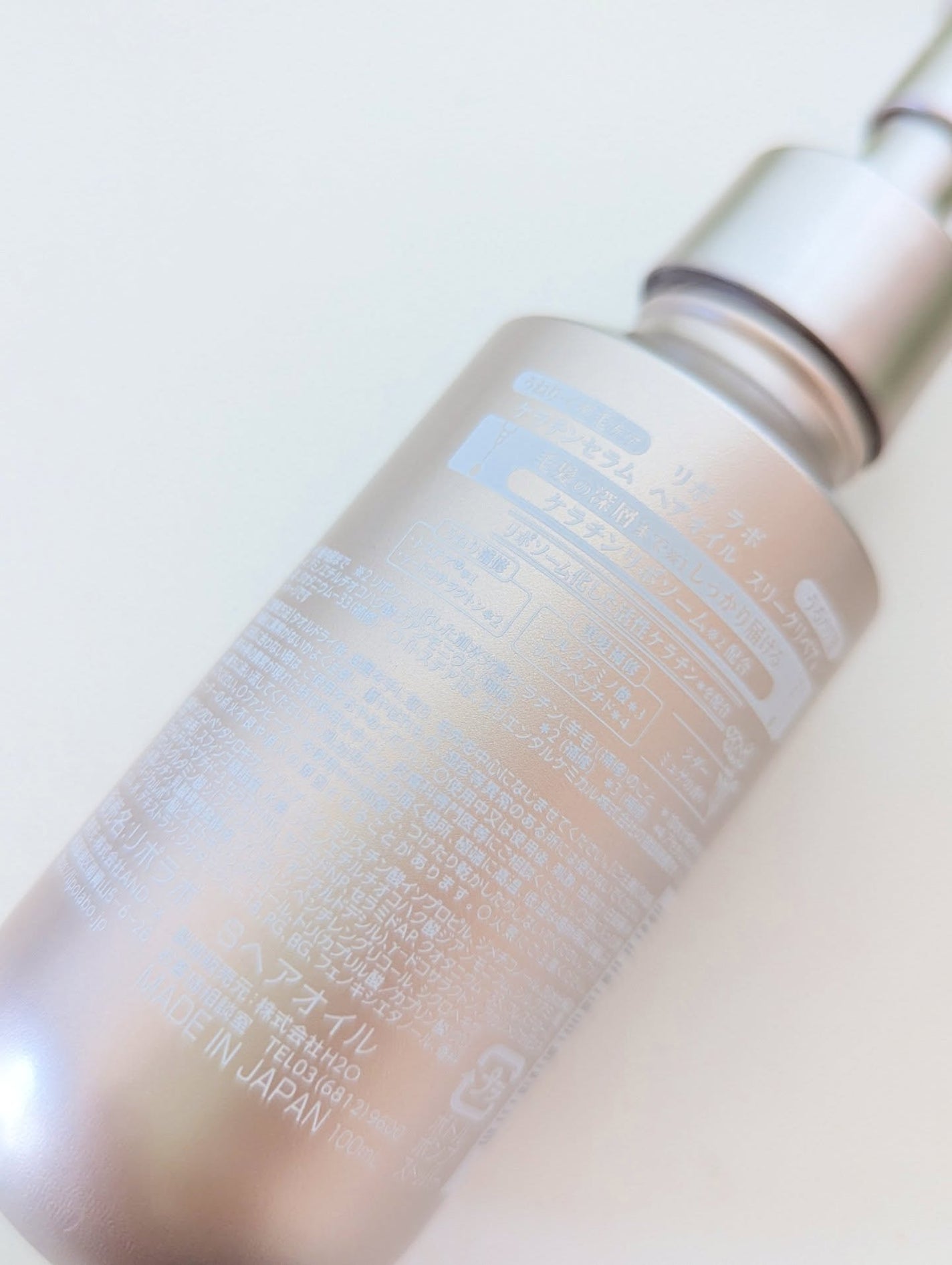 リポ ラボ ケラチンセラム ジェルモイスト シャンプー /トリートメントスリークリペア*/LIPO LABO/市販シャンプーを使ったクチコミ(9枚目)