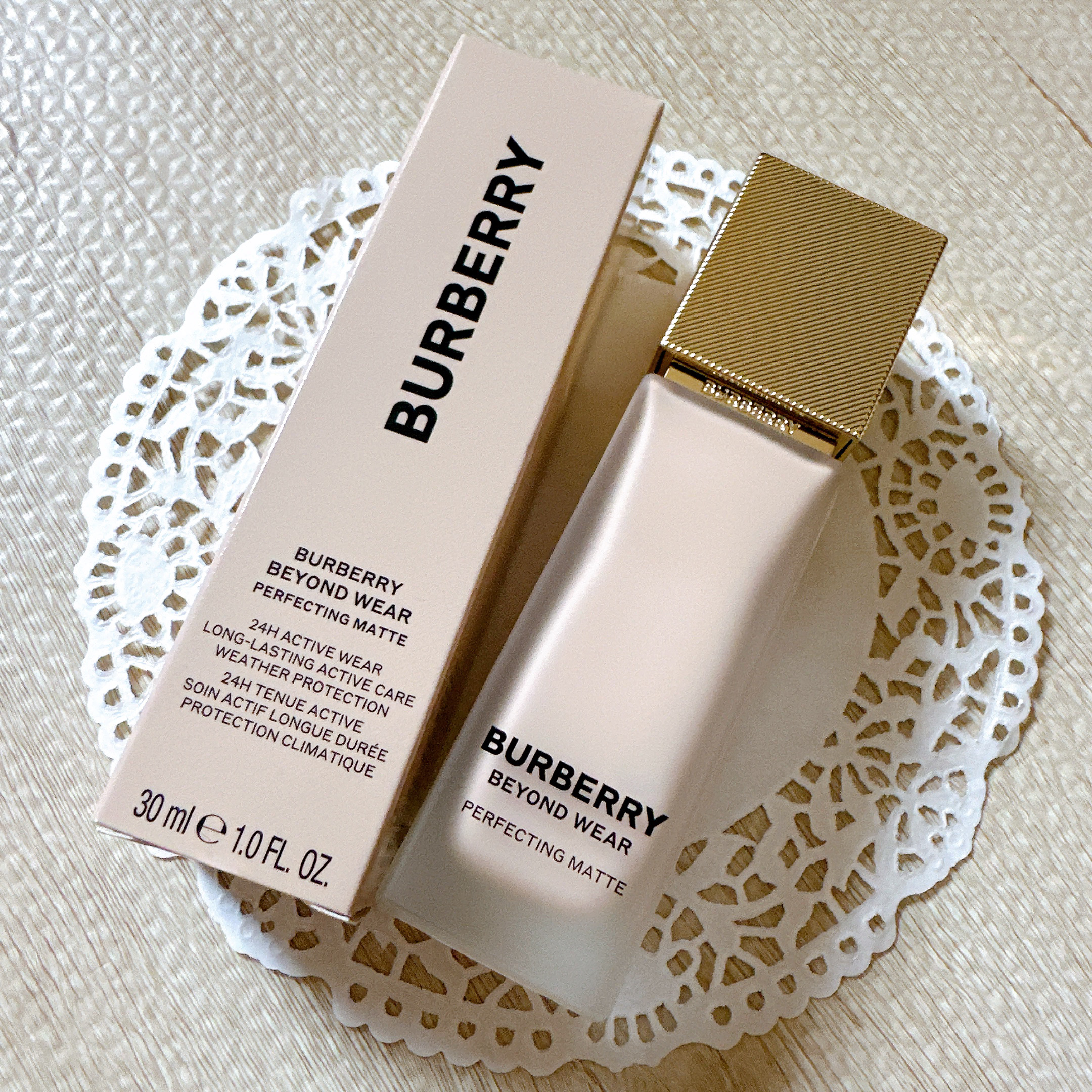 バーバリー ビヨンド ウェア パーフェクティング マット/Burberry Beauty/リキッドファンデーションを使ったクチコミ（2枚目）