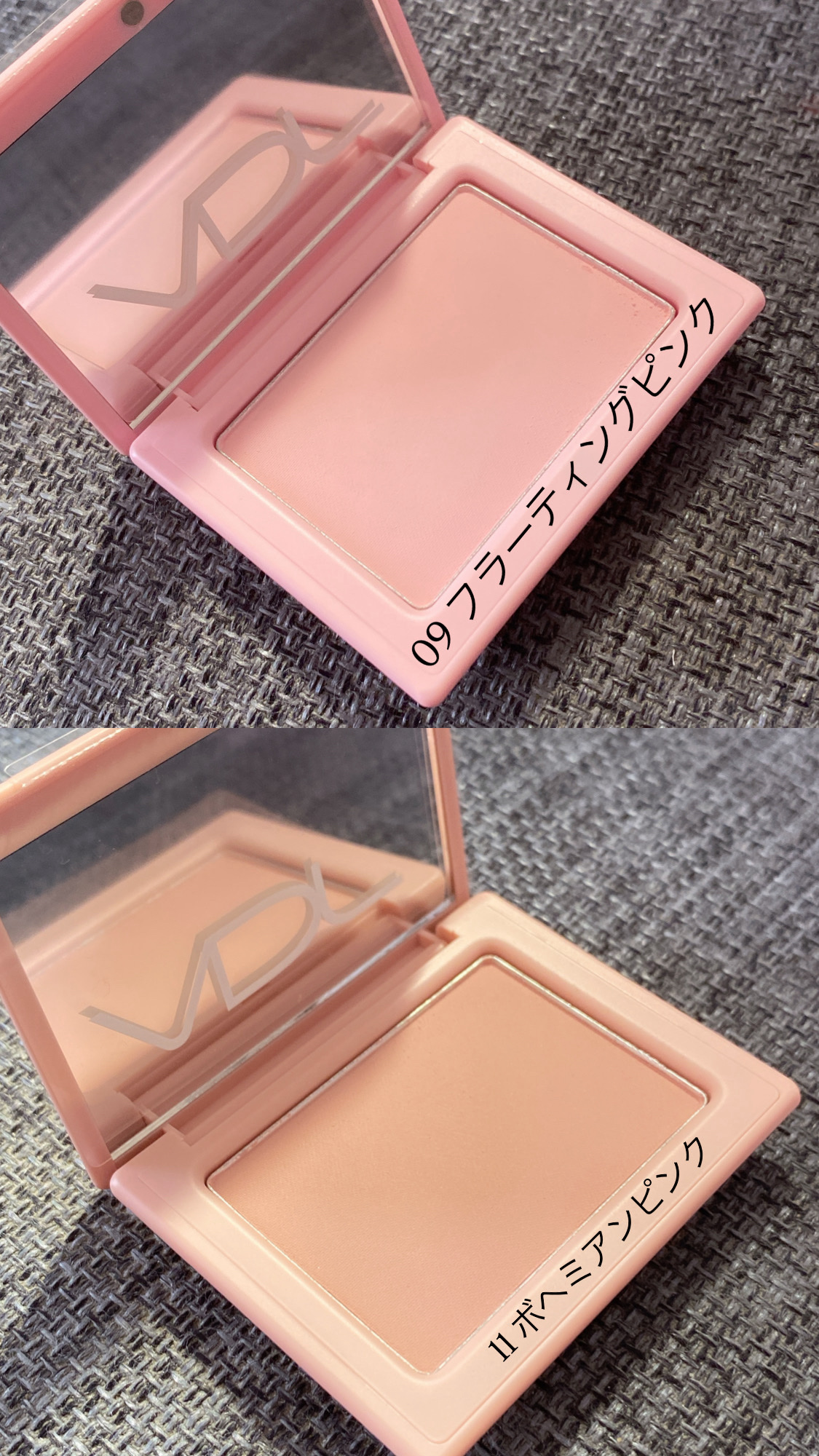 チークステイン ブラッシャー 09 フラーティング ピンク/VDL/パウダーチークを使ったクチコミ（2枚目）