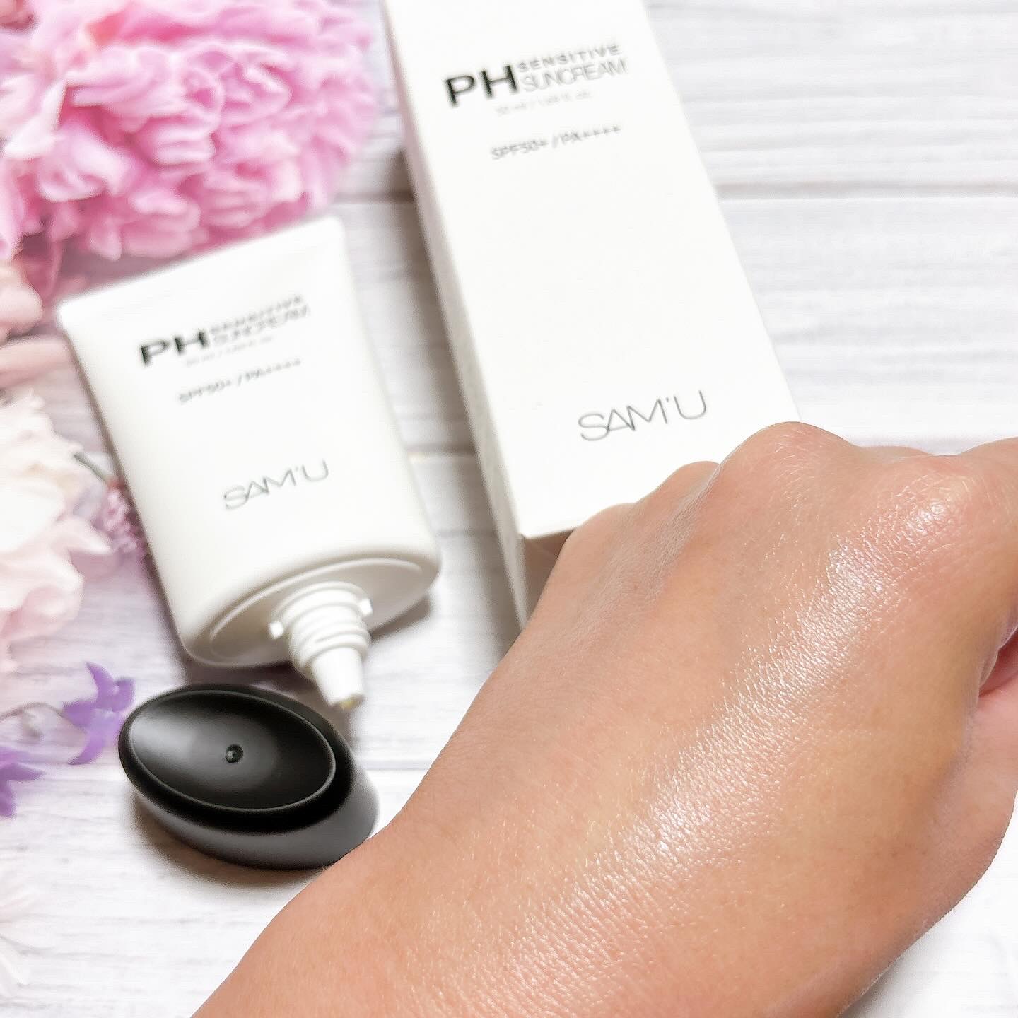 サミュ PHセンシティブサンクリーム/SAM'U/日焼け止めクリームを使ったクチコミ（3枚目）