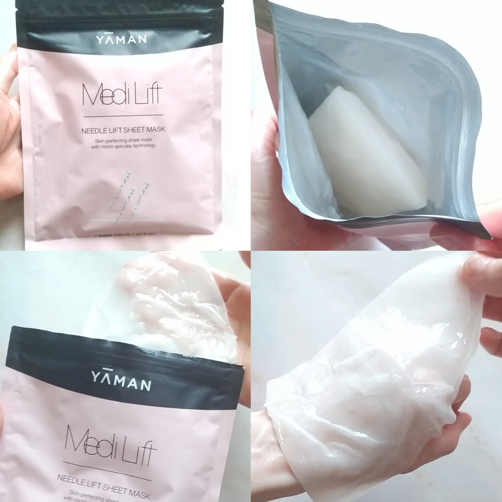 メディリフト ニードルリフトシートマスク/YA-MAN TOKYO JAPAN/シートマスク・パックを使ったクチコミ（2枚目）