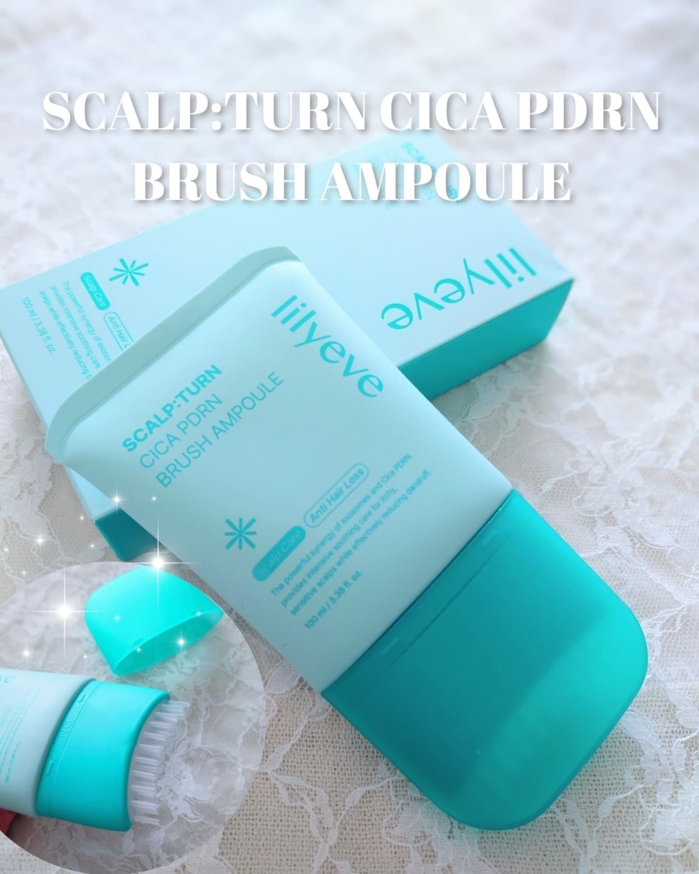 スカルプターンヘアアンプル/リリーイブ/頭皮ローションを使ったクチコミ(1枚目)