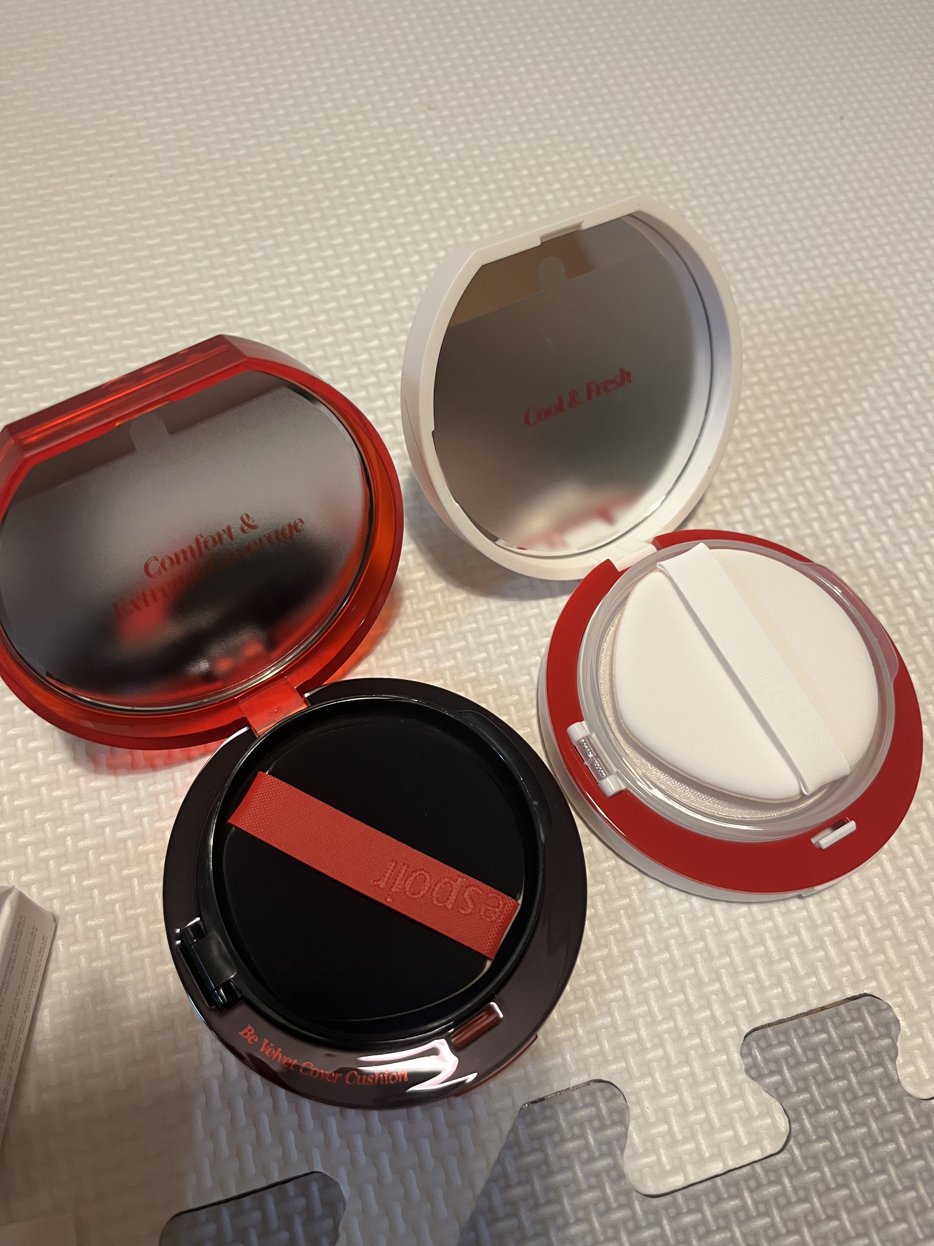 ビーベルベットカバークッション/espoir/クッションファンデーションを使ったクチコミ（2枚目）