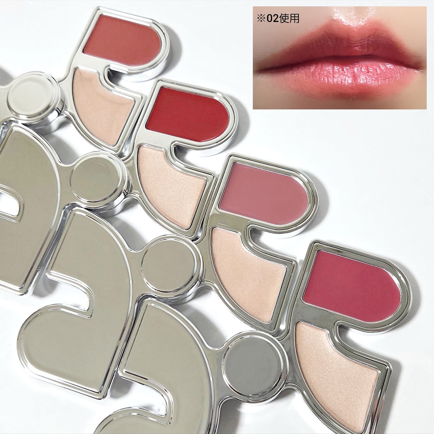 マルチブラッシュアンドハイライターデュオ/Rest & Recreation BEAUTY/ジェル・クリームチークを使ったクチコミ（2枚目）