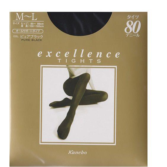 excellenceタイツ80D ブラックＭ-Ｌ