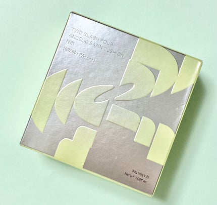エンジェリックサテンクッション/TWO SLASH FOUR/クッションファンデーションを使ったクチコミ(1枚目)