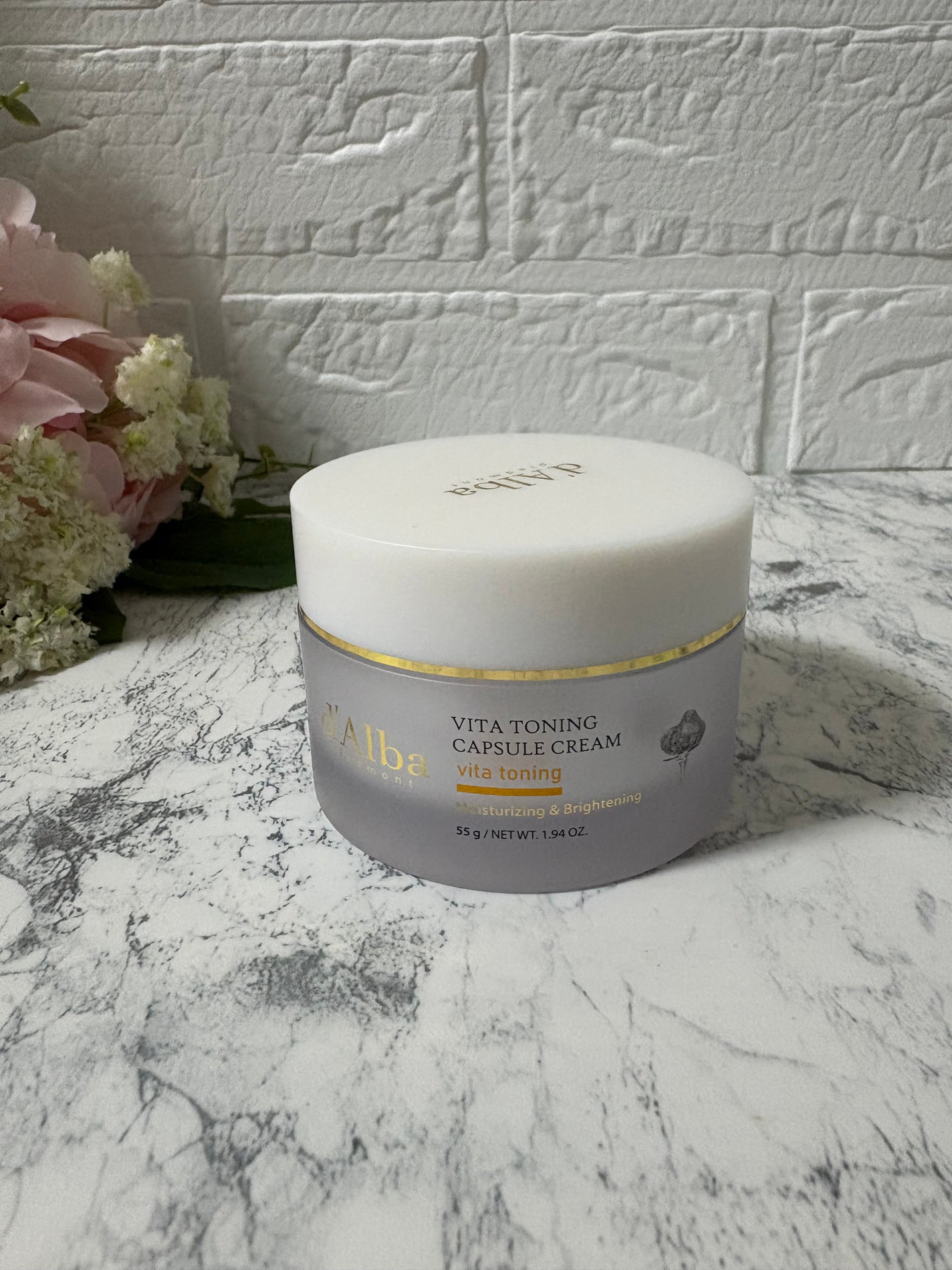 ビタトーニングカプセルクリーム/ダルバ/フェイスクリームを使ったクチコミ(2枚目)