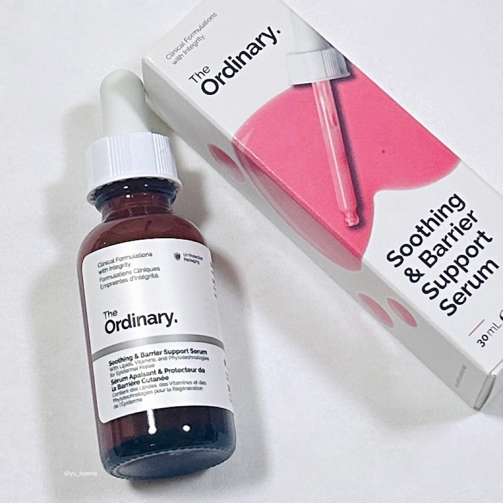 The Ordinary スキンバリア サポートセラムのクチコミ「\ピンクの美容液?!💖/

────────────
♡The Ordinary
　Sooth.....」（1枚目）