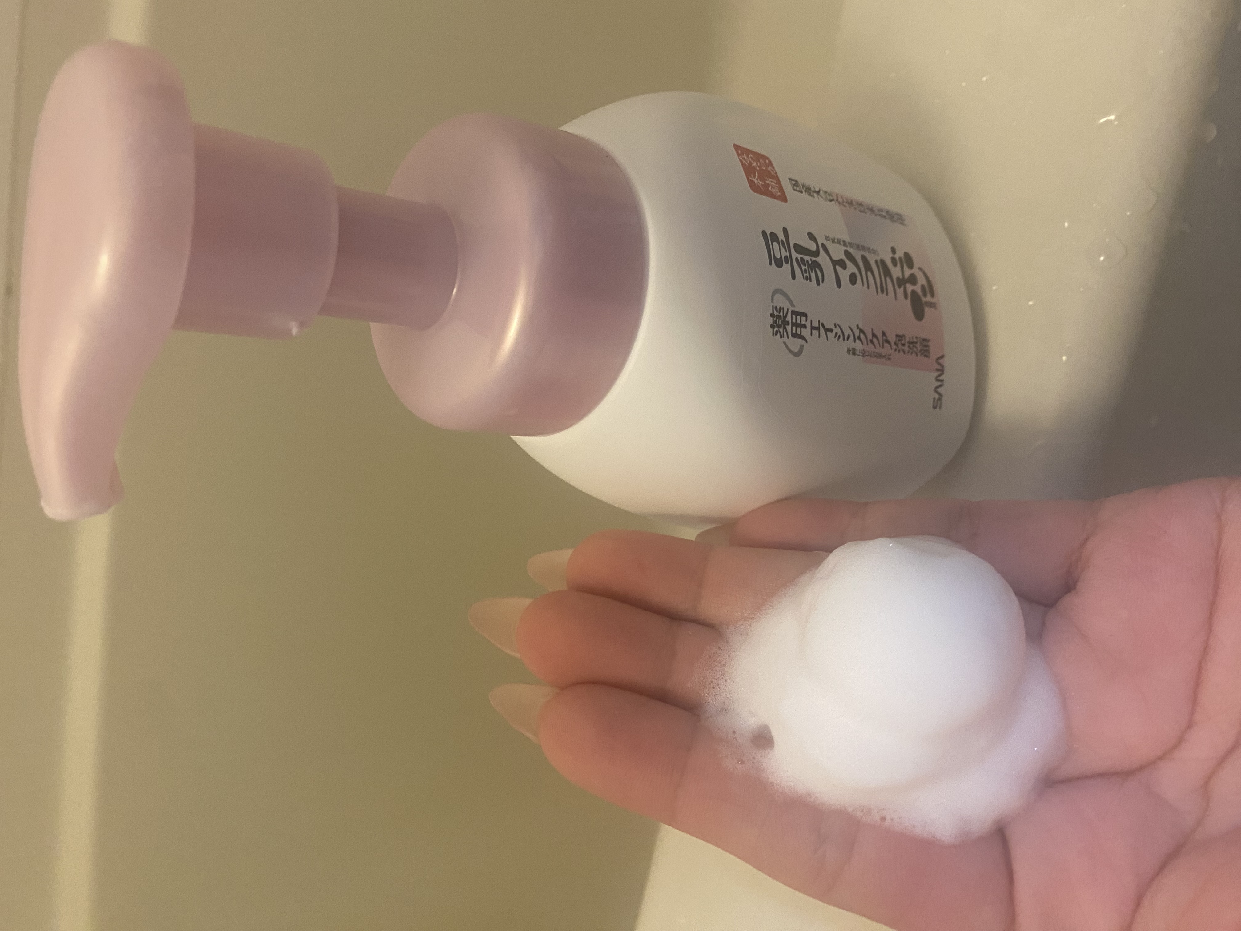 なめらか本舗 薬用WR泡洗顔 ホワイト【医薬部外品】 /なめらか本舗/泡洗顔を使ったクチコミ（2枚目）