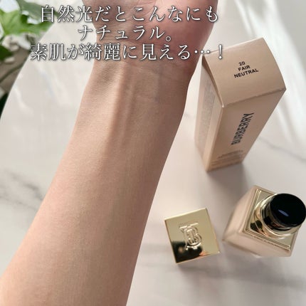 バーバリー ビヨンド ウェア パーフェクティング マット/Burberry Beauty/リキッドファンデーションを使ったクチコミ(6枚目)