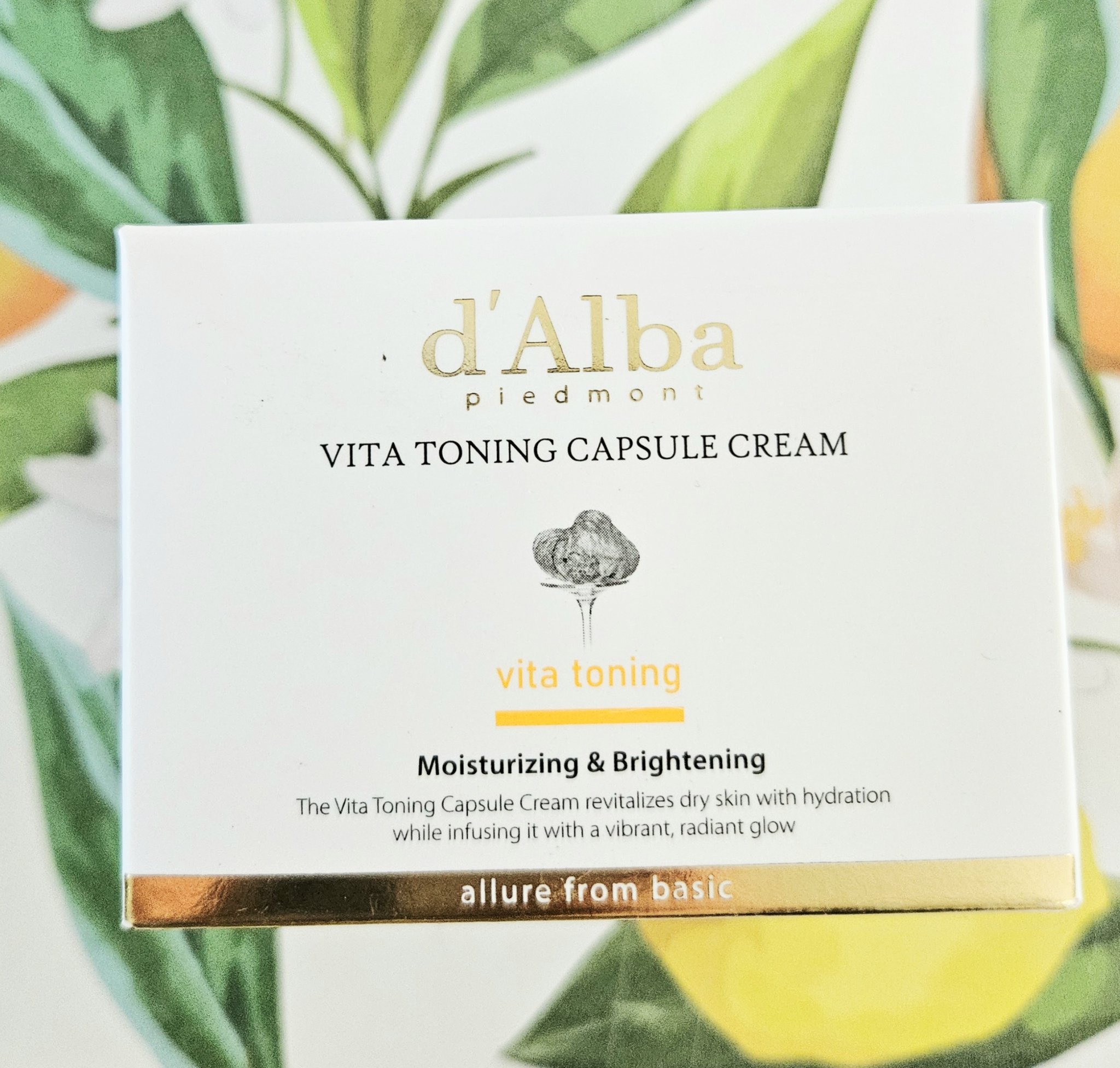 ビタトーニングカプセルクリーム/ダルバ/フェイスクリームを使ったクチコミ（1枚目）