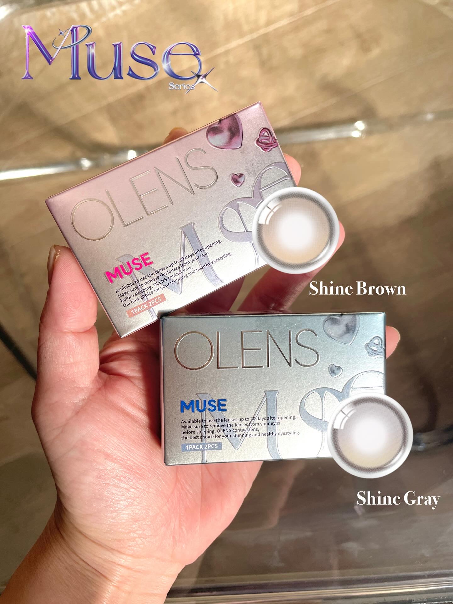 MUSE 1month/OLENS/１ヶ月（１MONTH）カラコンを使ったクチコミ（2枚目）