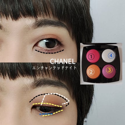 エンチャンテッド ナイト/CHANEL/アイシャドウパレットを使ったクチコミ(5枚目)