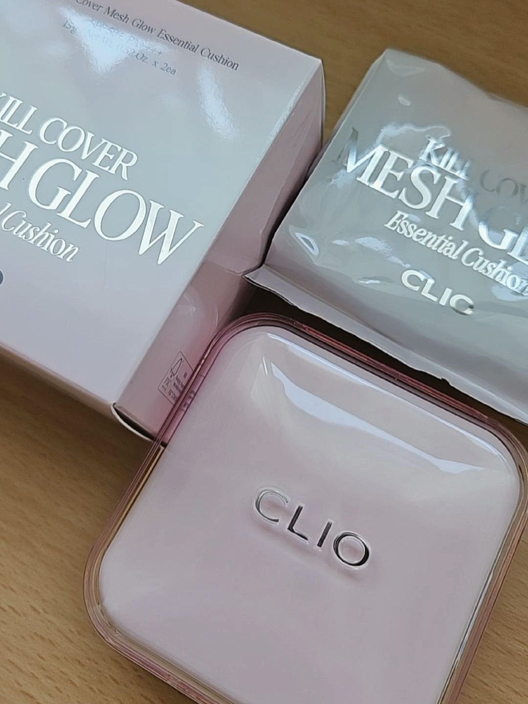 キルカバー メッシュ グロウ エッセンシャル クッション/CLIO/クッションファンデーションを使ったクチコミ(1枚目)