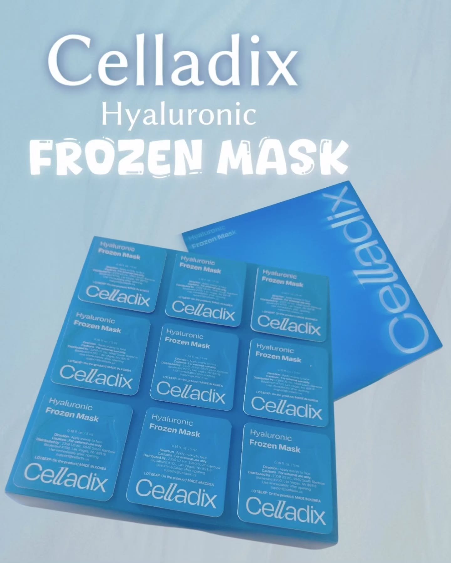 ヒアルロニックフローズンマスク/Celladix/フェイスクリームを使ったクチコミ（1枚目）